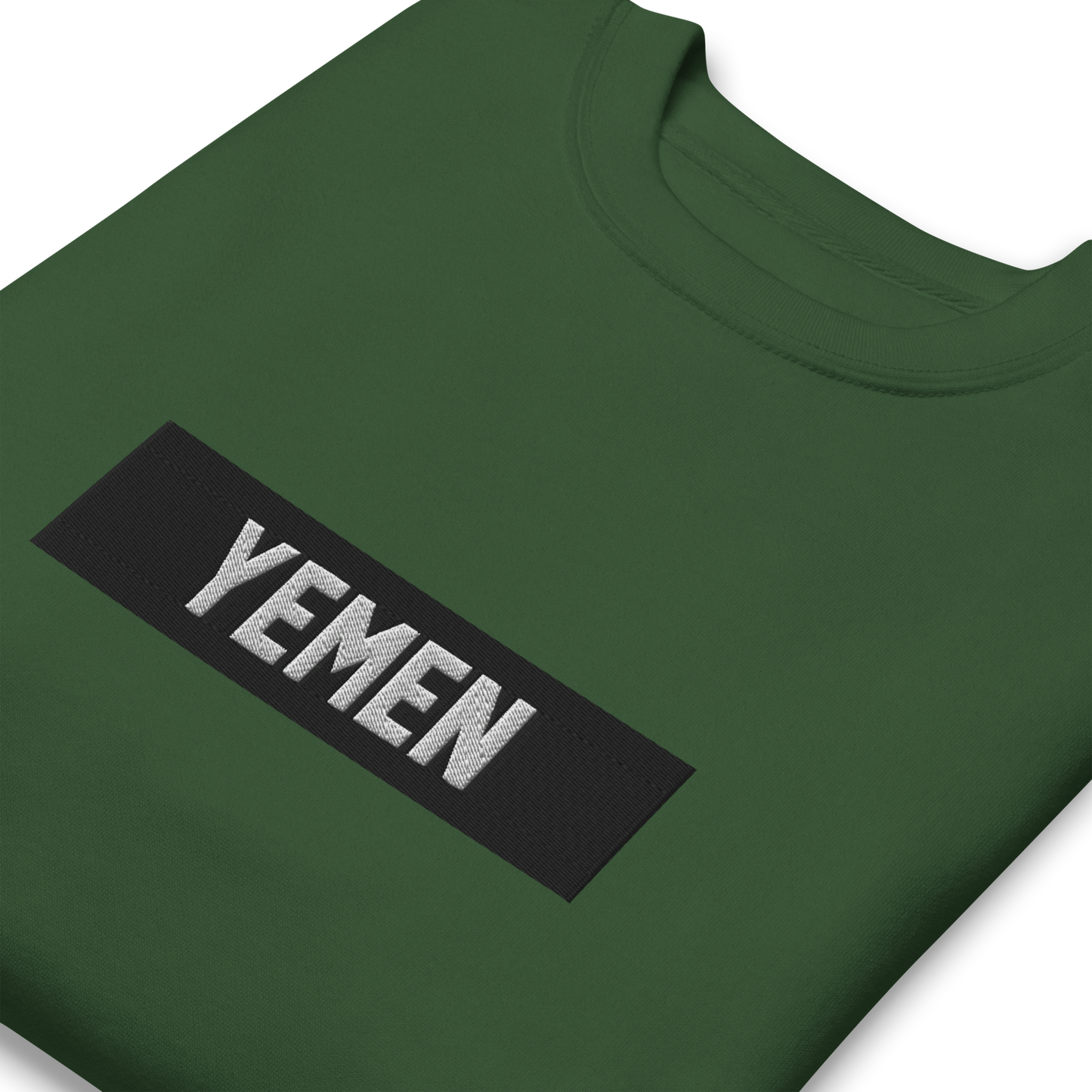 Yemen Box Embroidered Unisex Sweatshirt