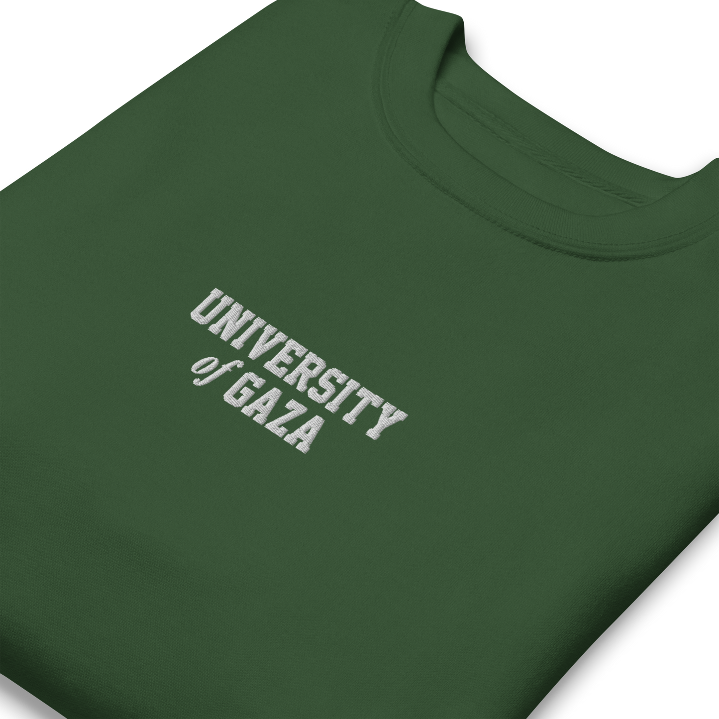 University of Gaza Embroidered Unisex Sweatshirt