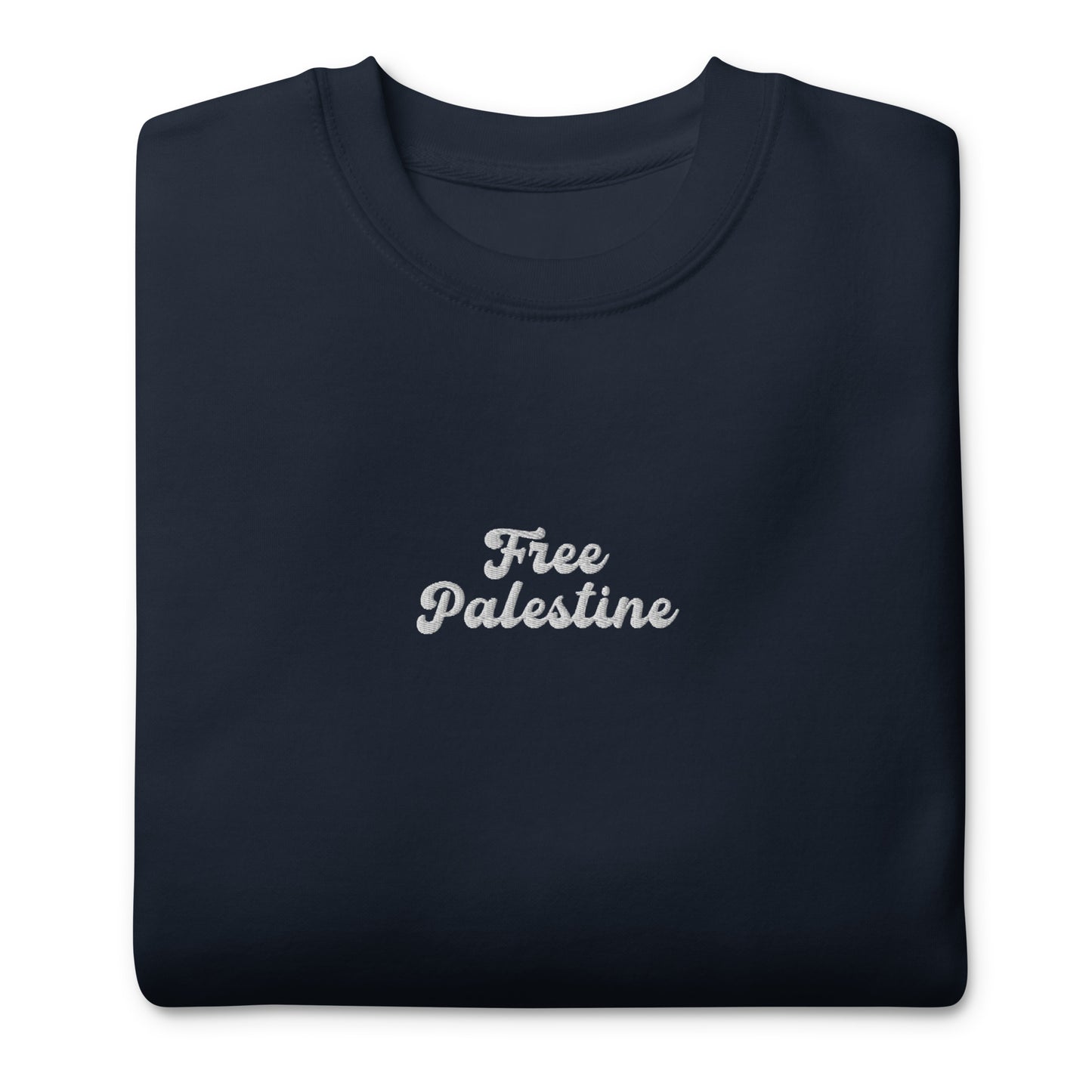 Free Palestine Embroidered Unisex Sweatshirt