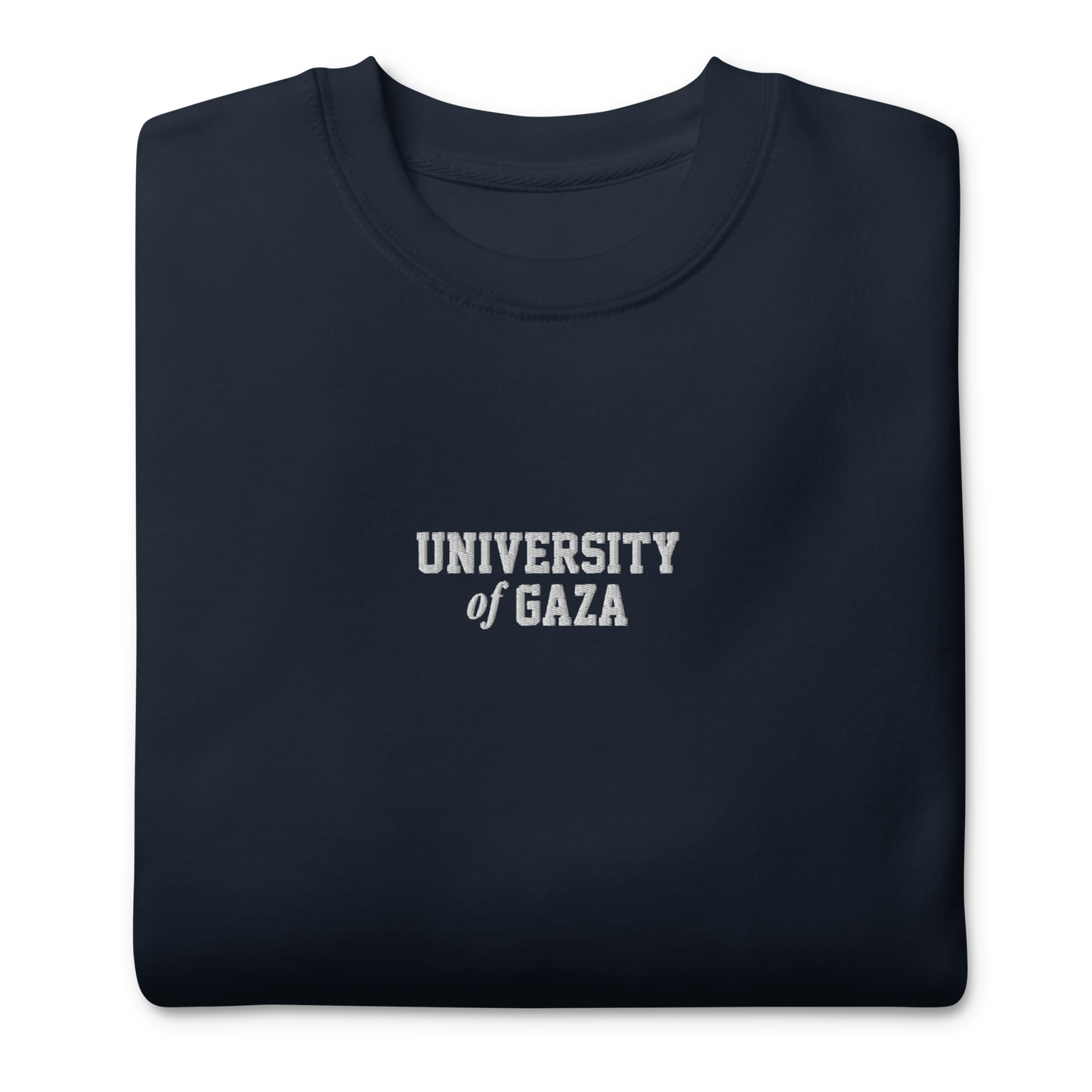 University of Gaza Embroidered Unisex Sweatshirt