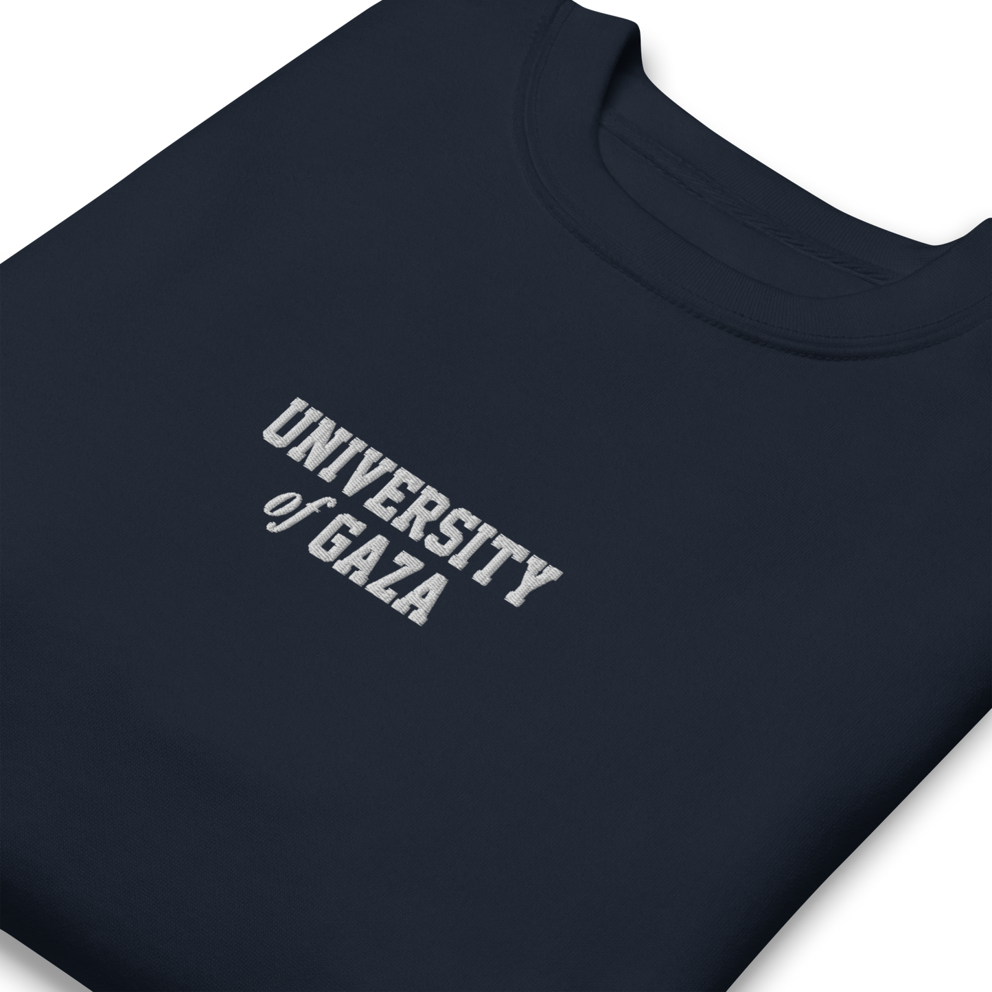 University of Gaza Embroidered Unisex Sweatshirt