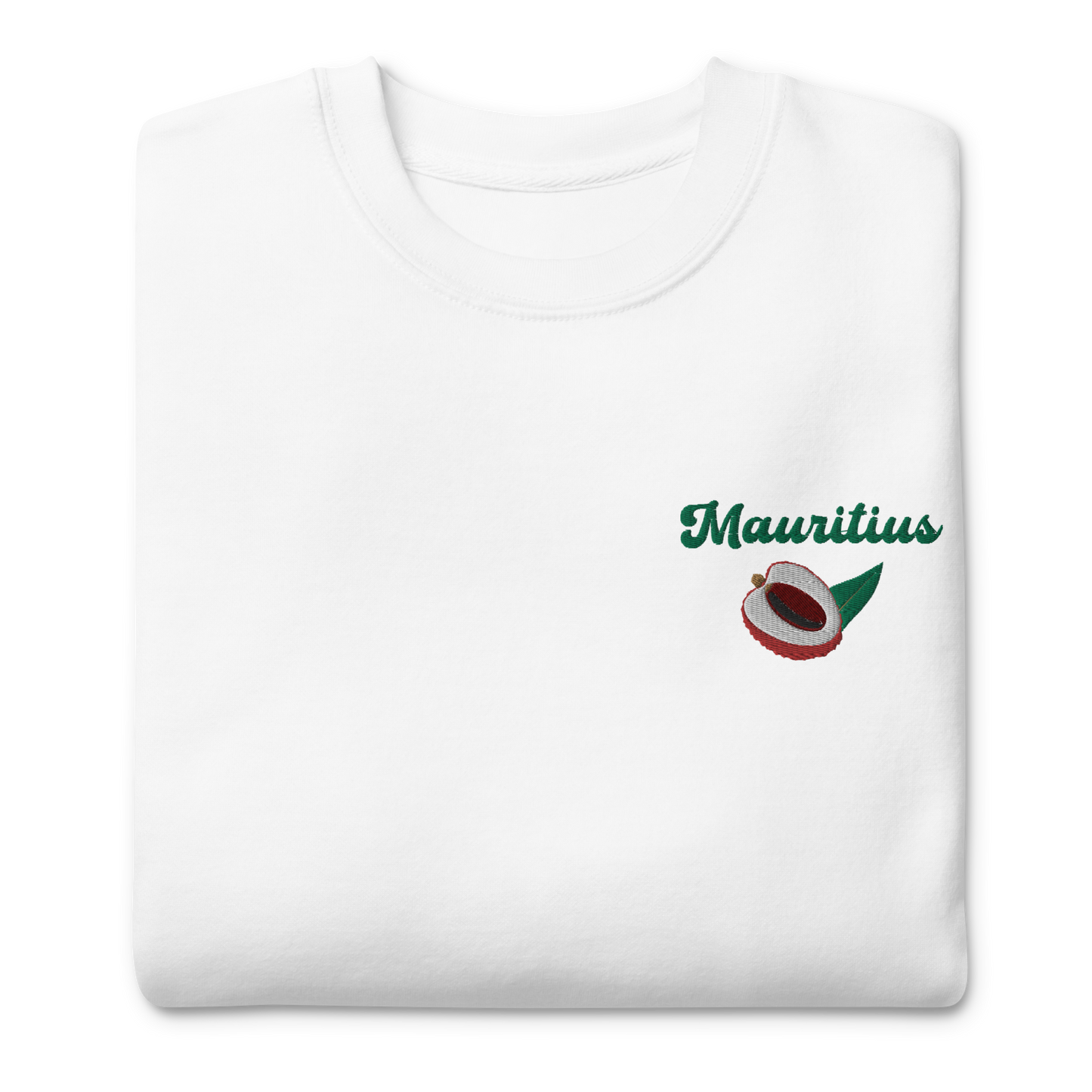 Mauritius Lychee Embroidered Unisex Sweatshirt