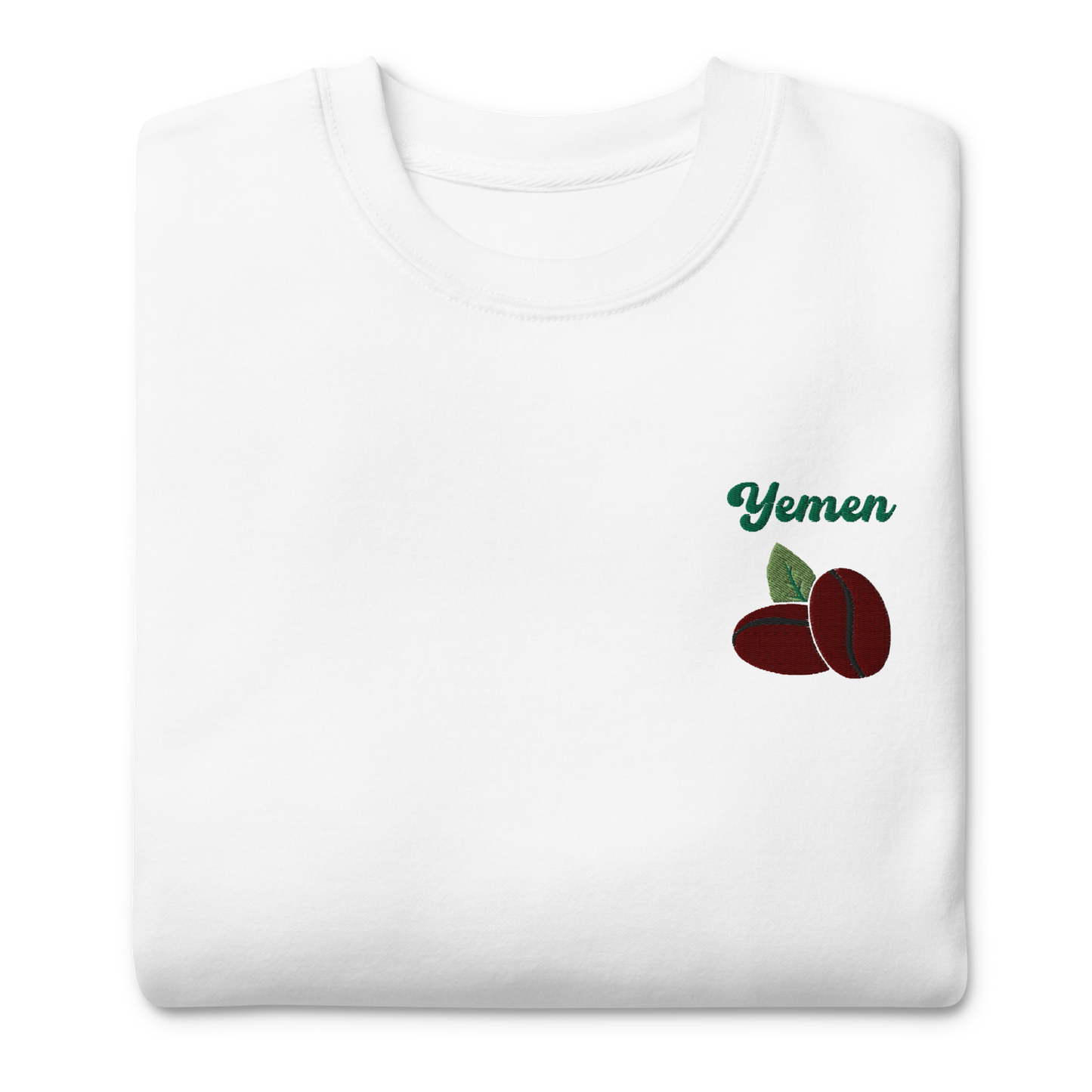 Yemen Coffee Embroidered Unisex Sweatshirt