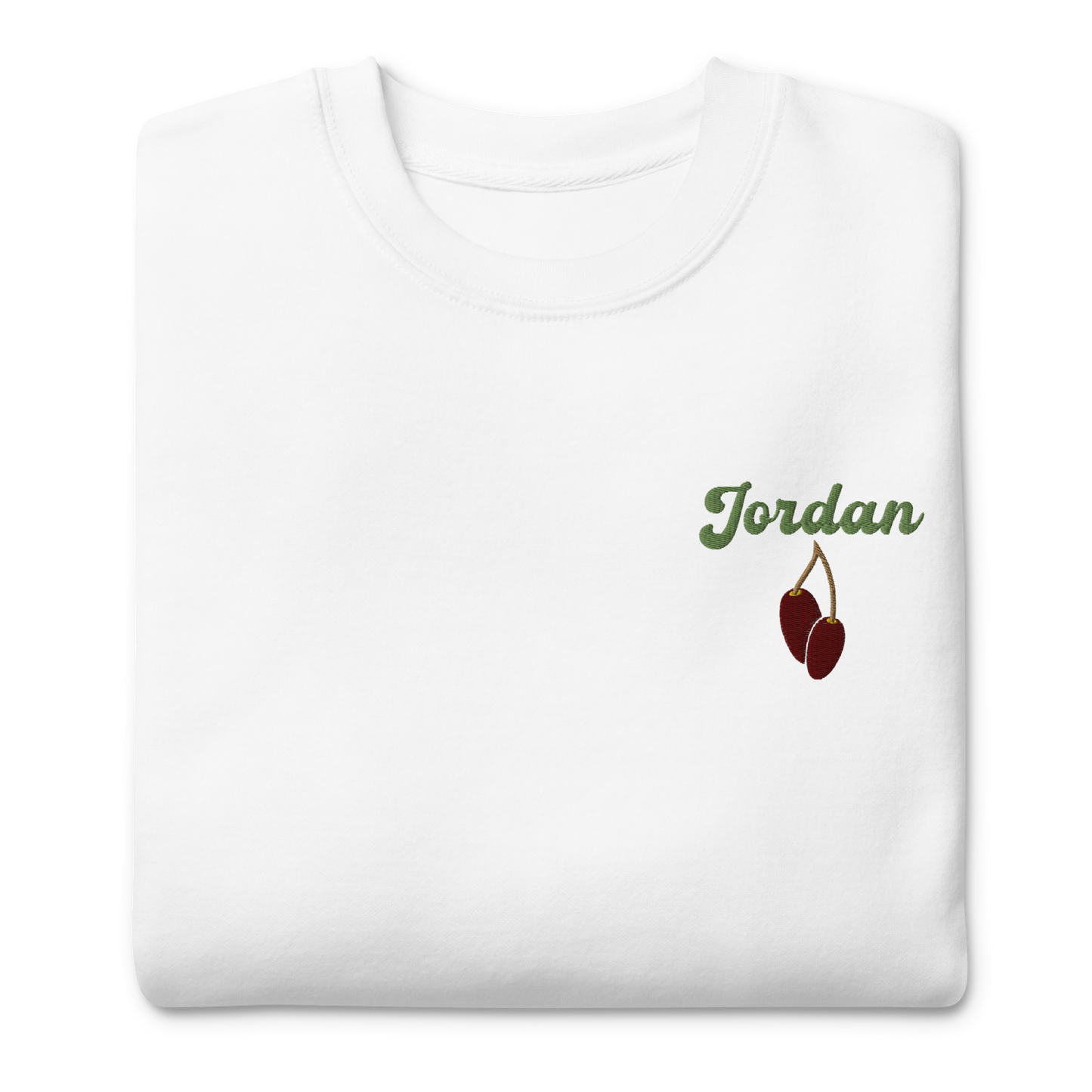 Jordan Dates Embroidered Unisex Sweatshirt