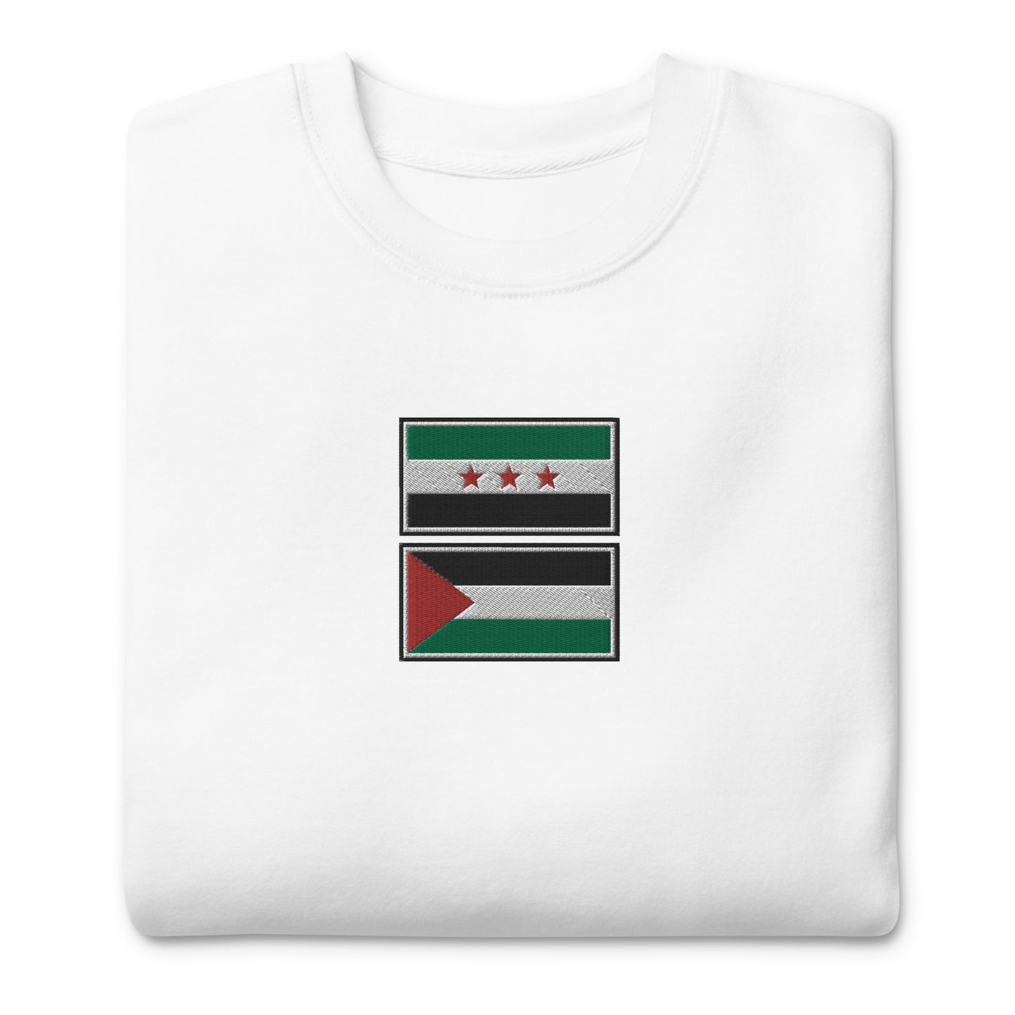 Syria x Palestine Embroidered Unisex Sweatshirt