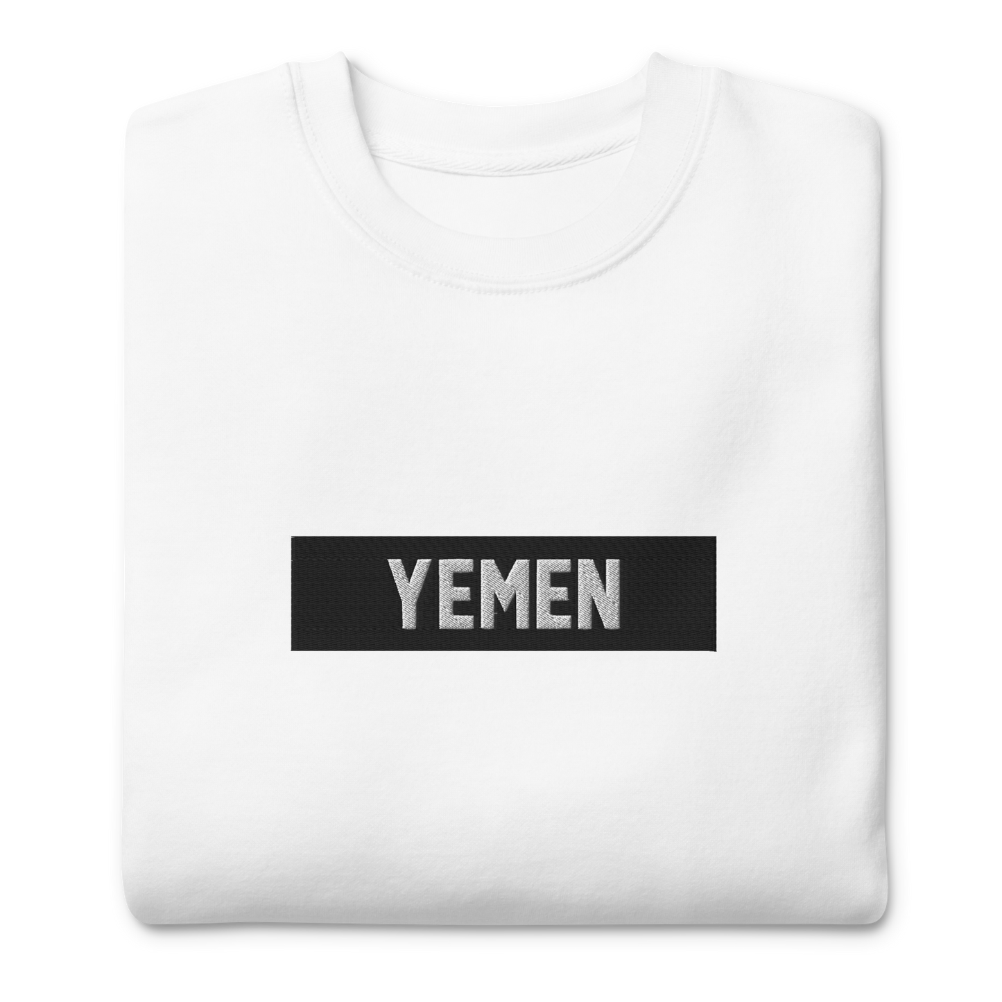 Yemen Box Embroidered Unisex Sweatshirt