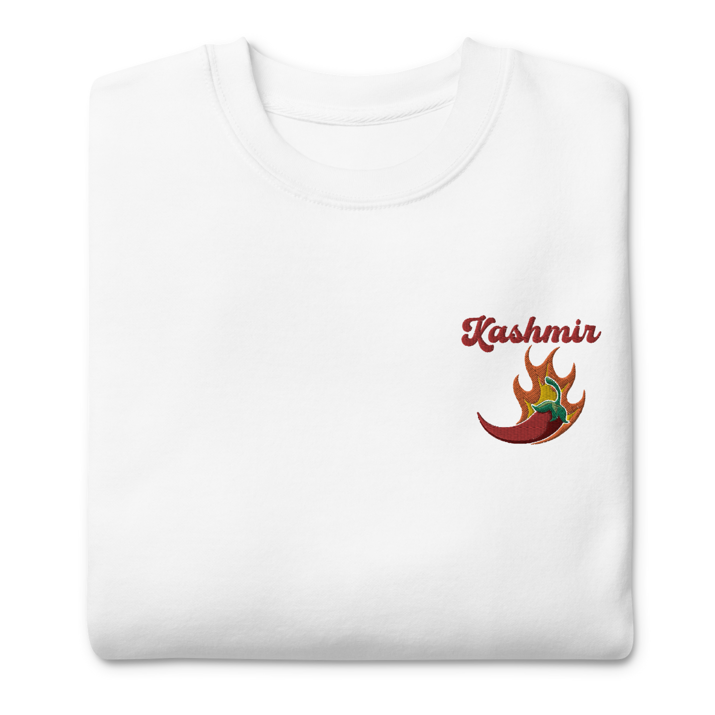 Kashmir Chilli Embroidered Unisex Sweatshirt