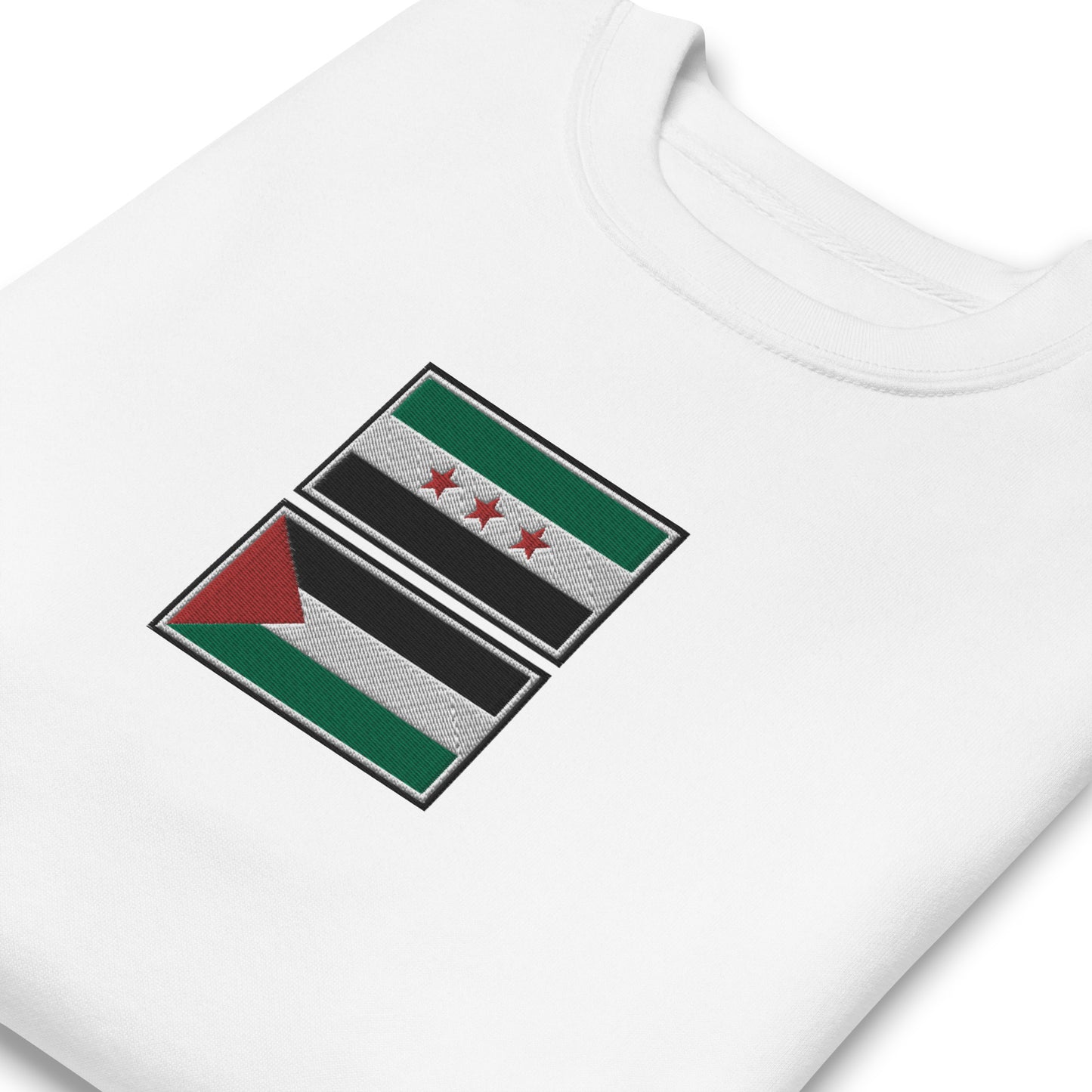 Syria x Palestine Embroidered Unisex Sweatshirt