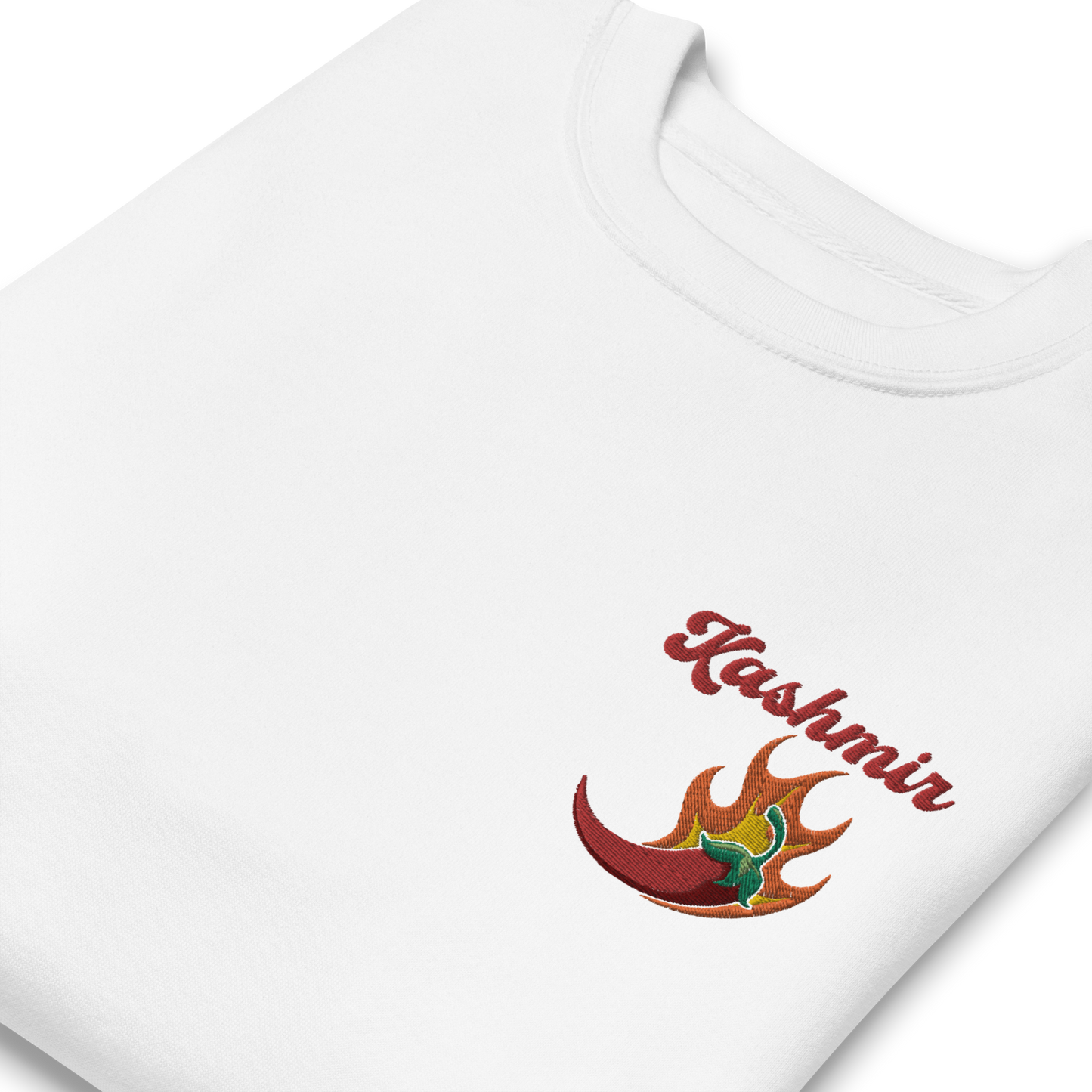 Kashmir Chilli Embroidered Unisex Sweatshirt