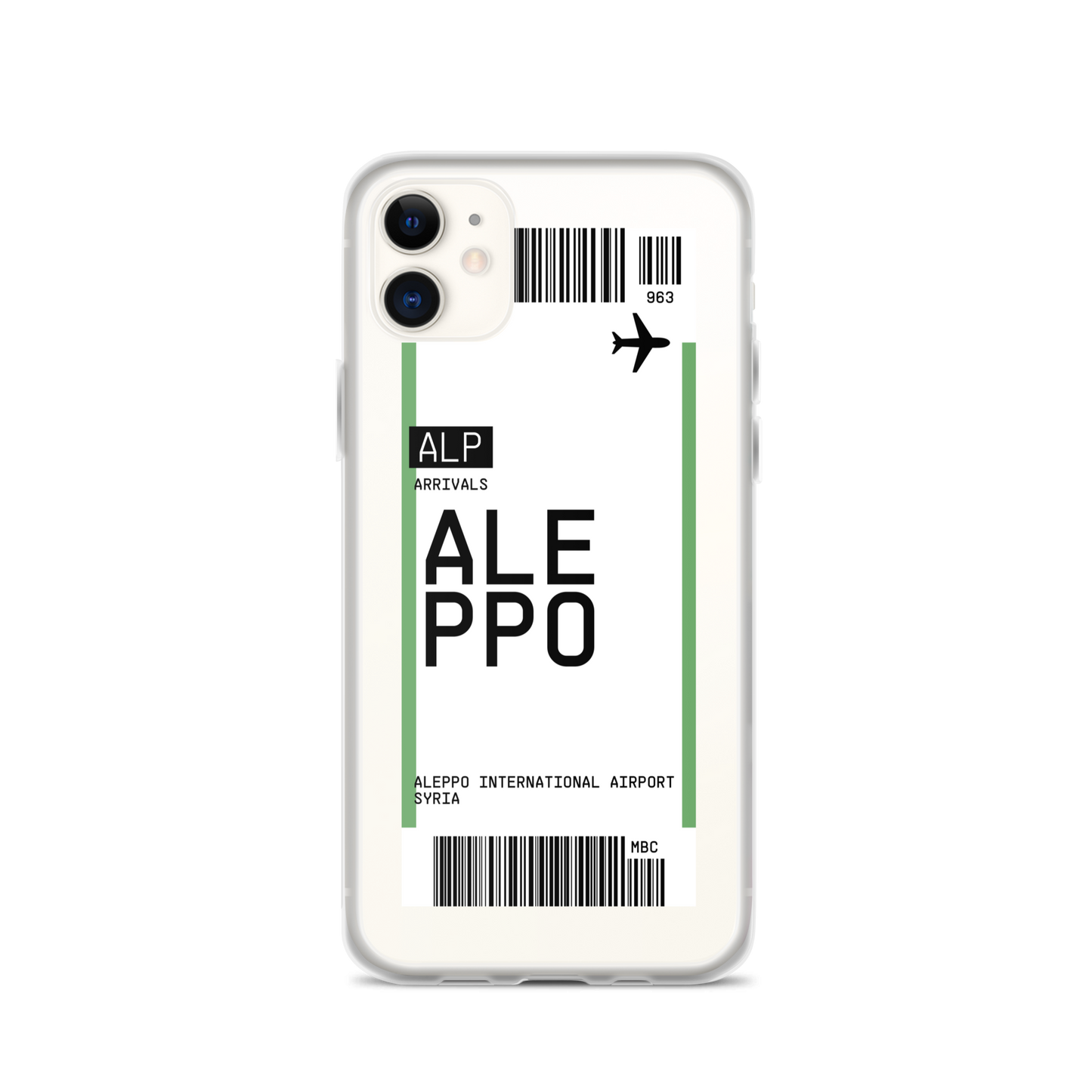 Aleppo Ticket iPhone® Case