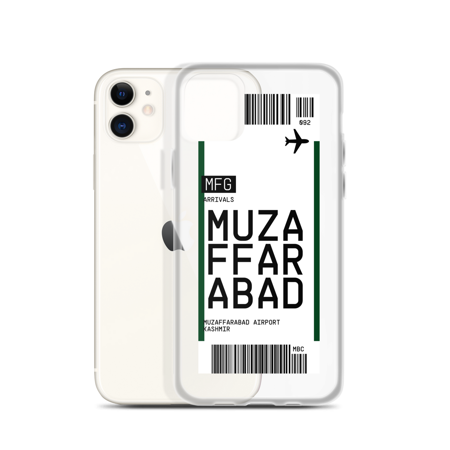 Muzaffarabad Ticket iPhone® Case