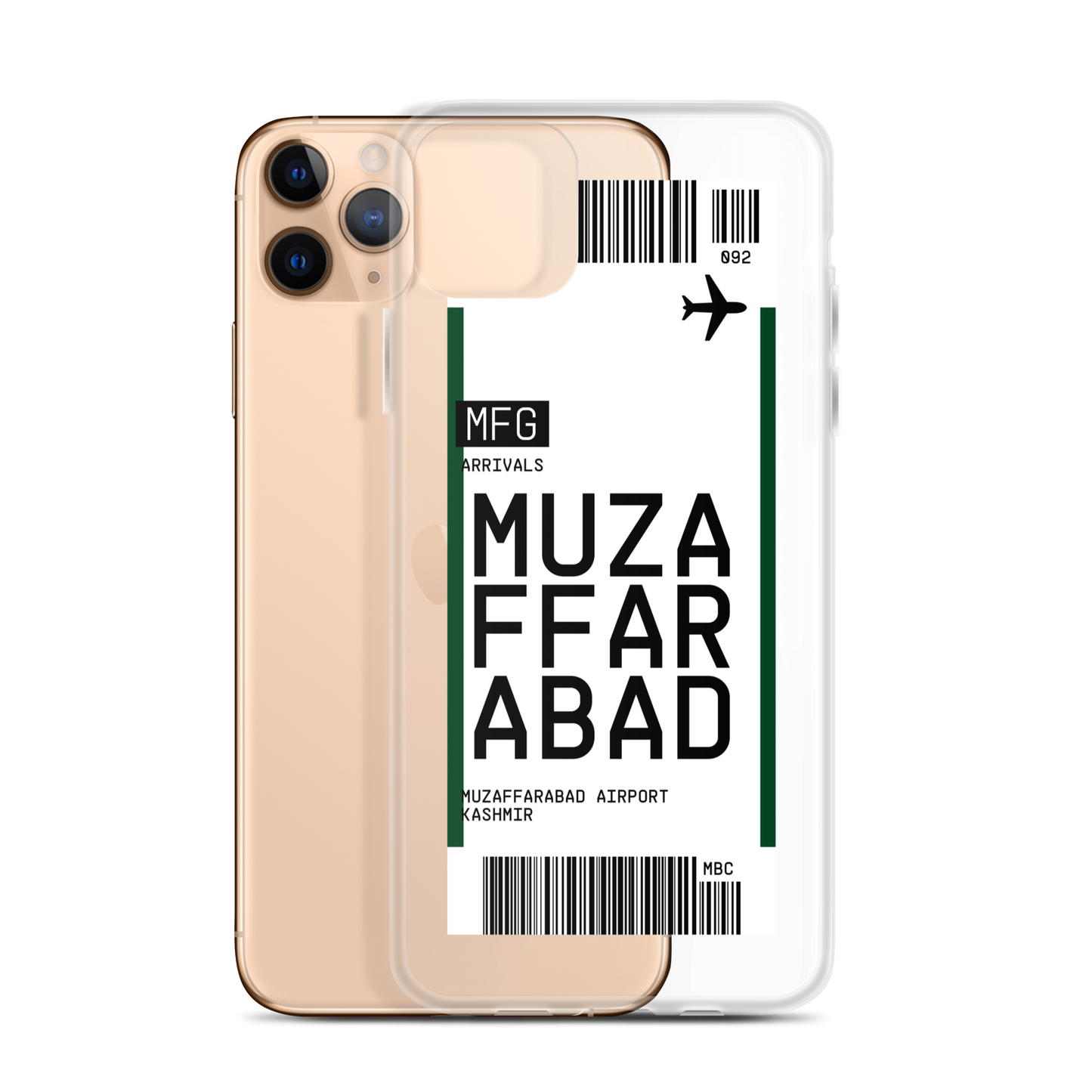 Muzaffarabad Ticket iPhone® Case