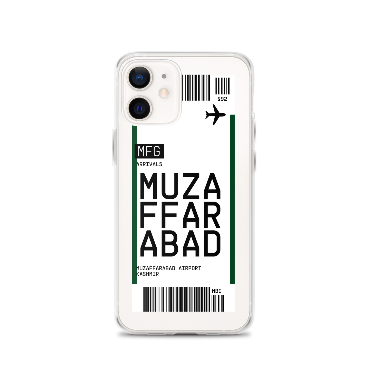 Muzaffarabad Ticket iPhone® Case