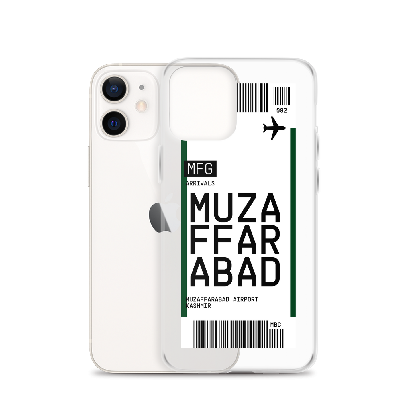 Muzaffarabad Ticket iPhone® Case