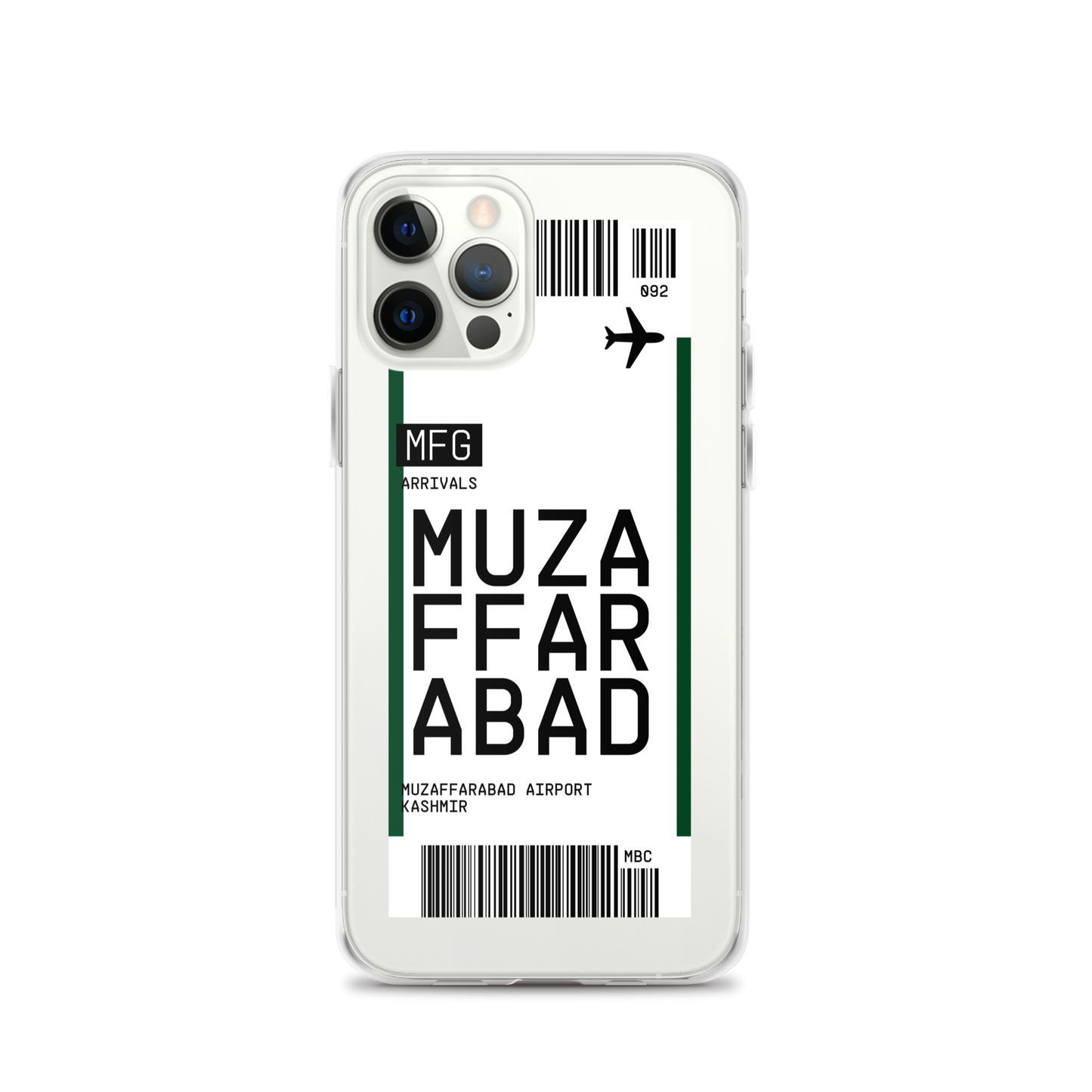 Muzaffarabad Ticket iPhone® Case