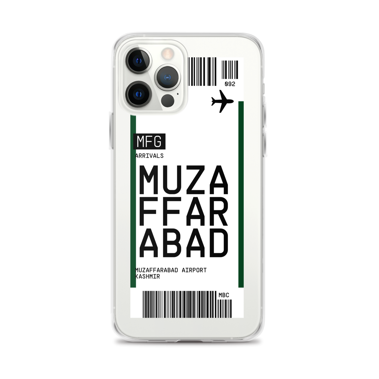 Muzaffarabad Ticket iPhone® Case