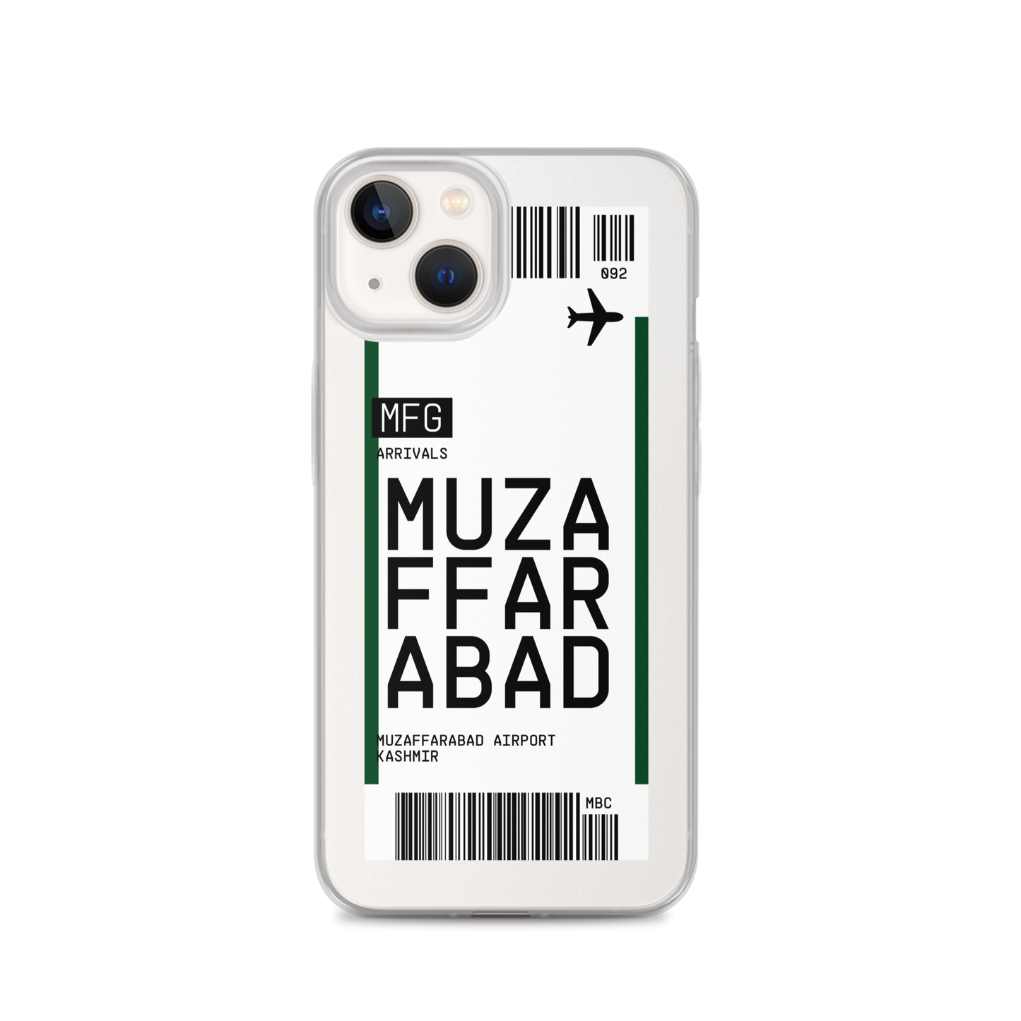 Muzaffarabad Ticket iPhone® Case