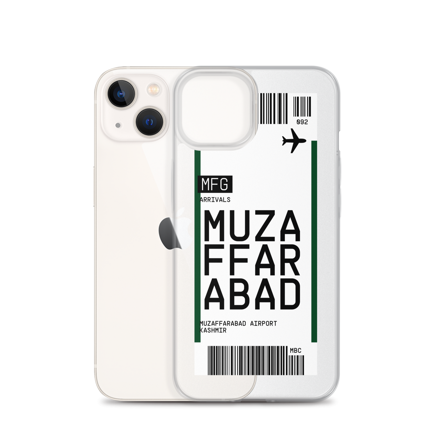 Muzaffarabad Ticket iPhone® Case