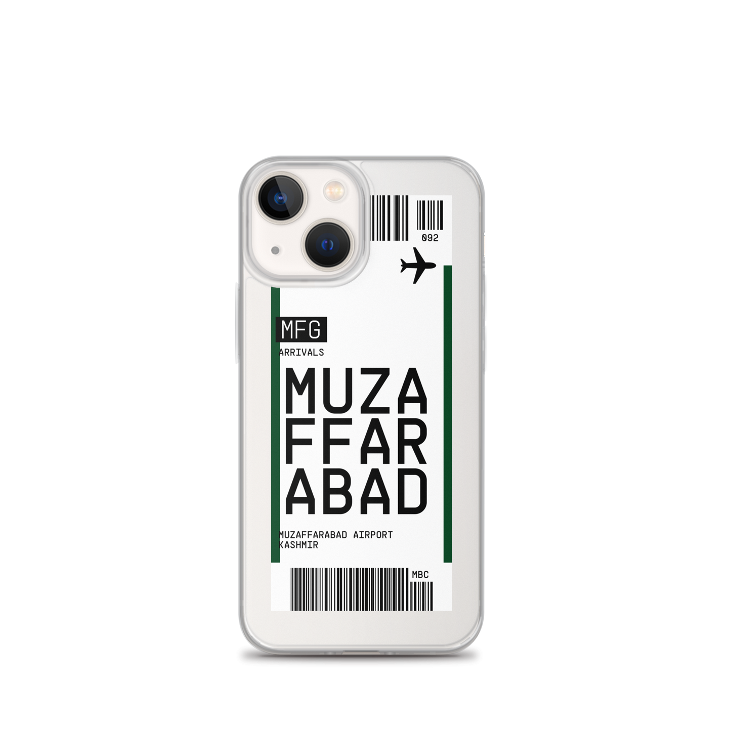 Muzaffarabad Ticket iPhone® Case