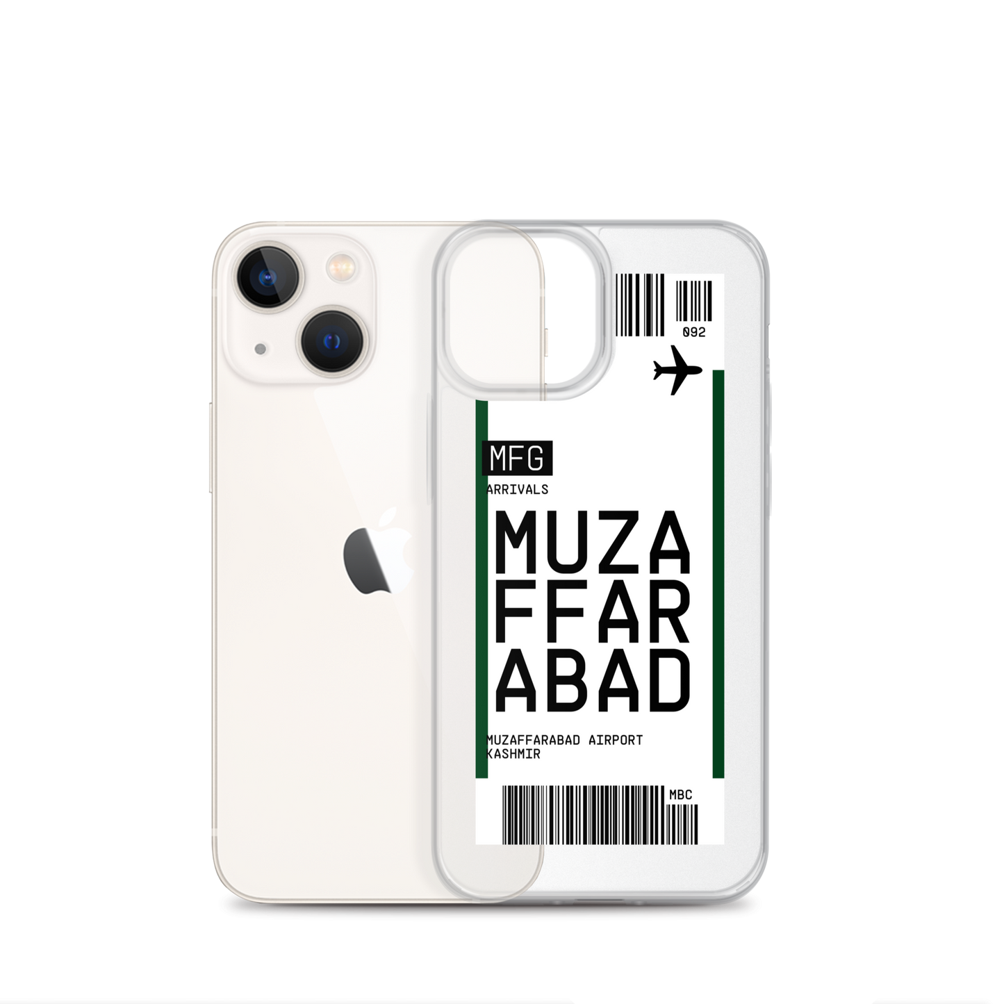 Muzaffarabad Ticket iPhone® Case