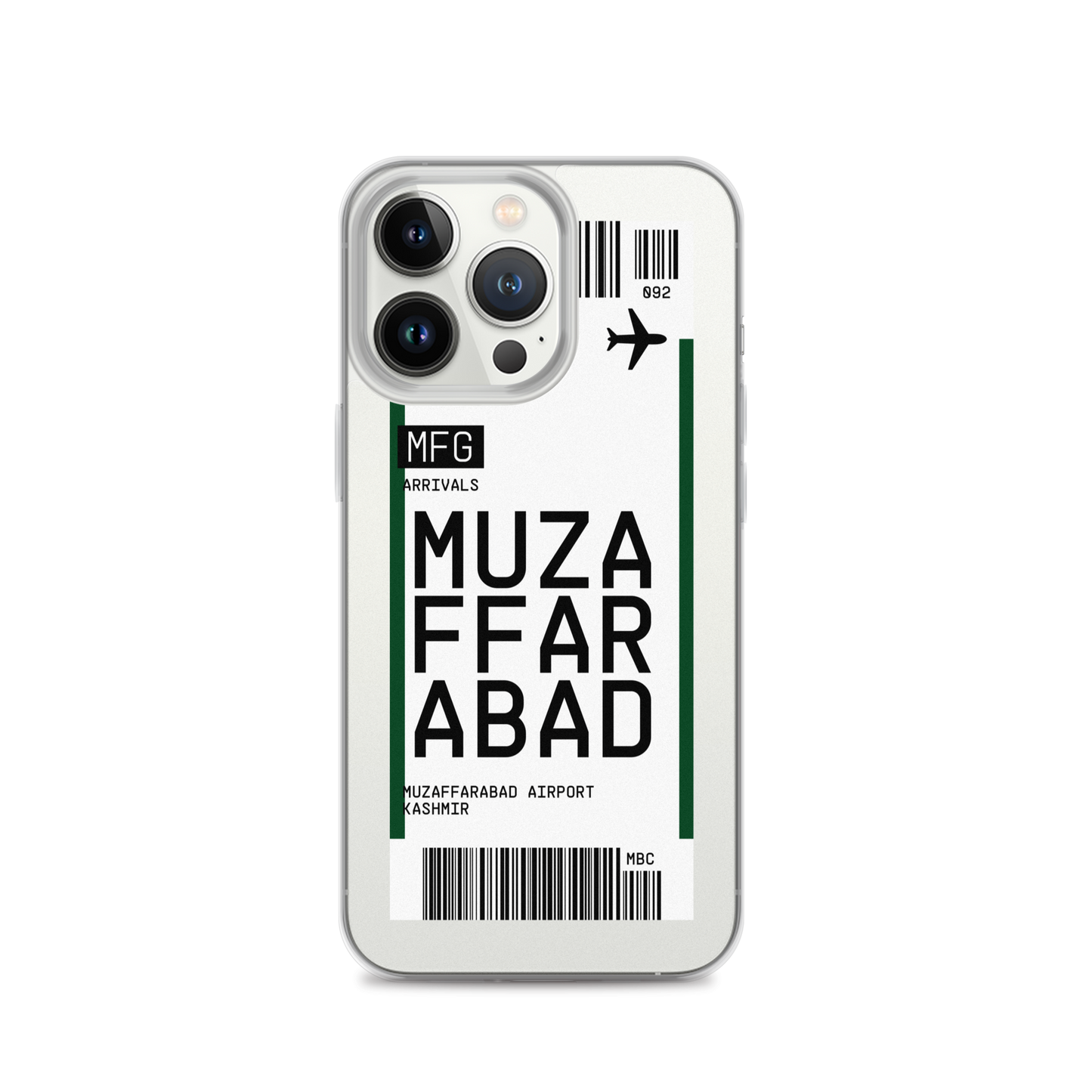 Muzaffarabad Ticket iPhone® Case