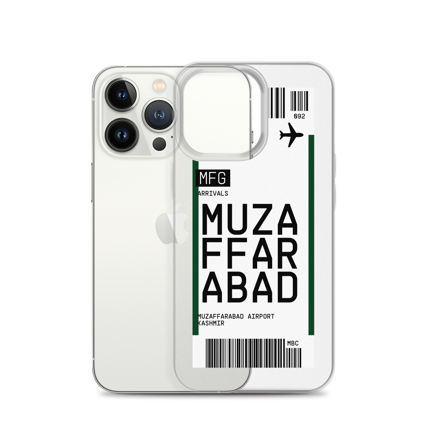 Muzaffarabad Ticket iPhone® Case