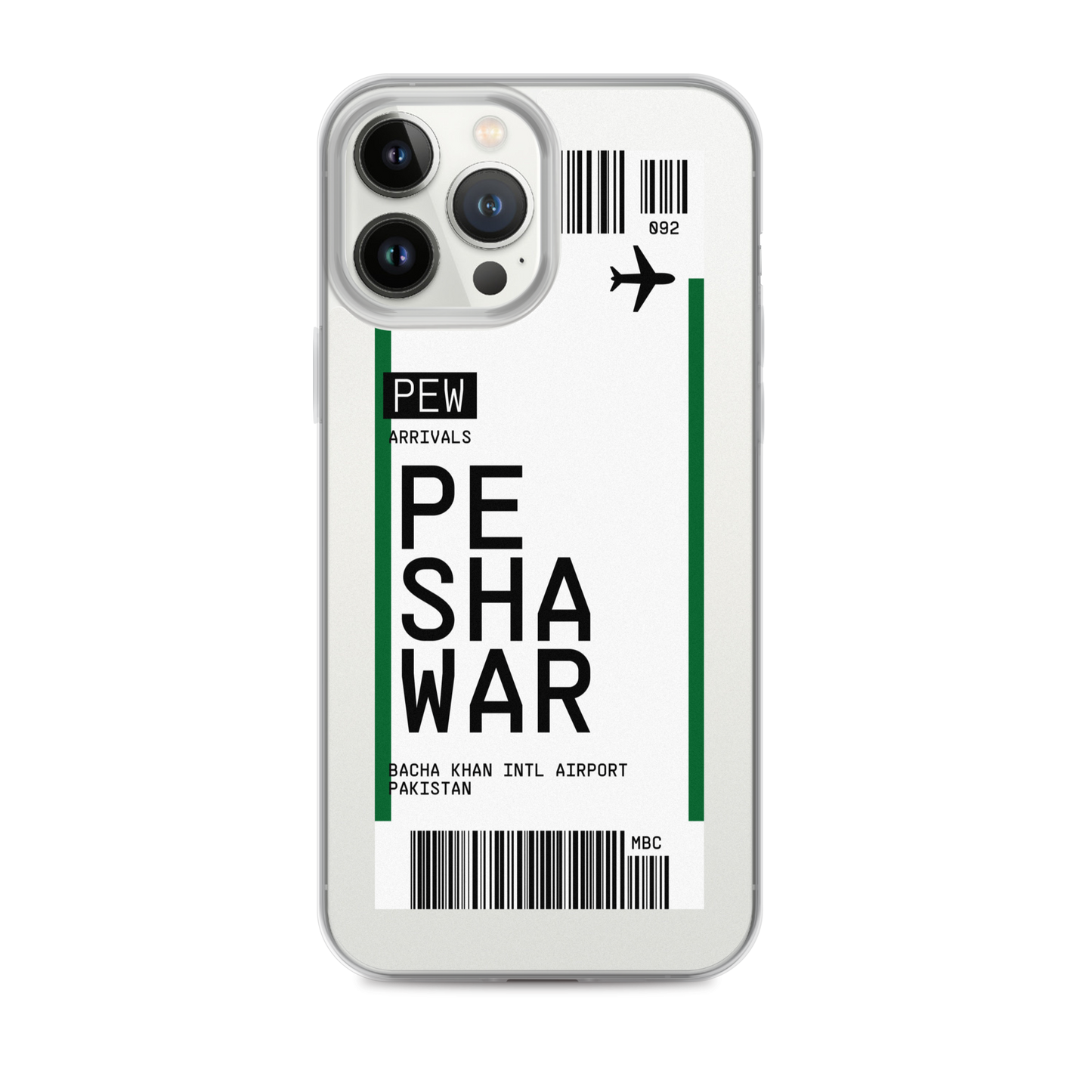 Peshawar Ticket iPhone® Case