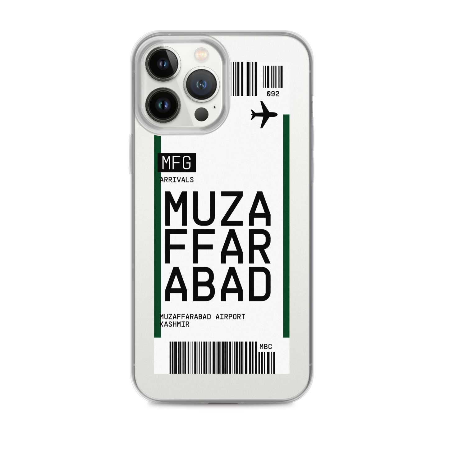 Muzaffarabad Ticket iPhone® Case