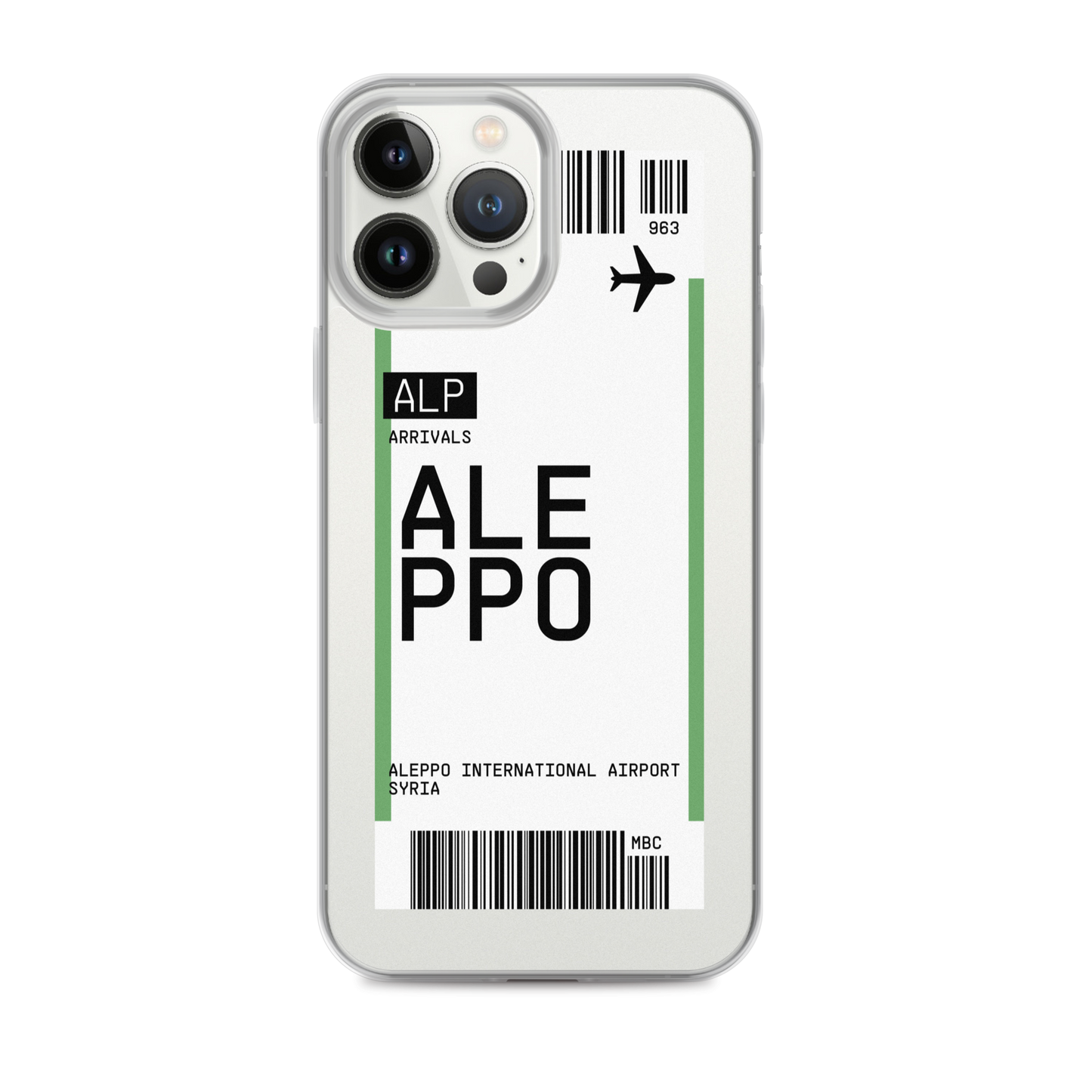 Aleppo Ticket iPhone® Case