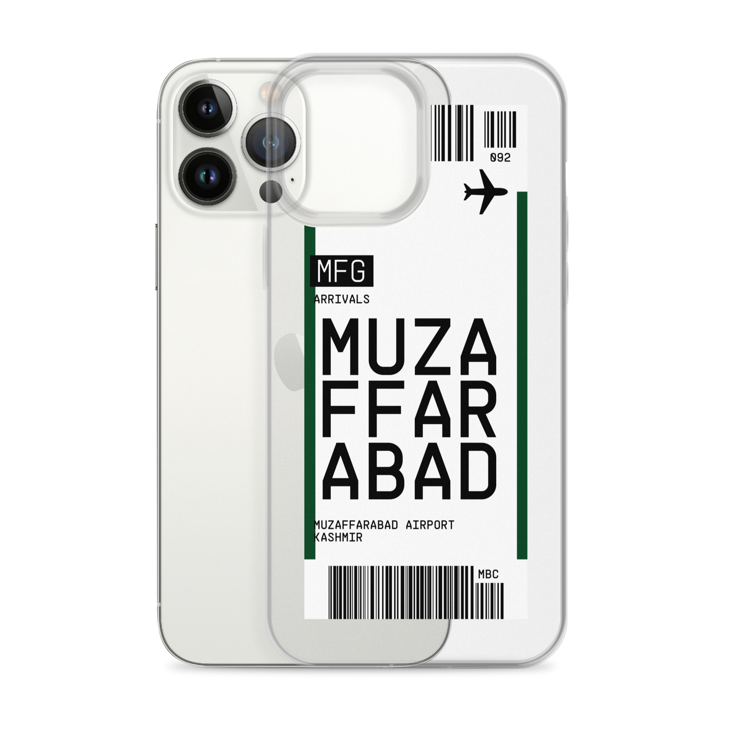 Muzaffarabad Ticket iPhone® Case