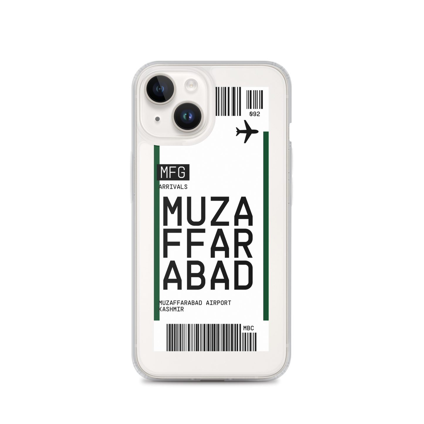 Muzaffarabad Ticket iPhone® Case