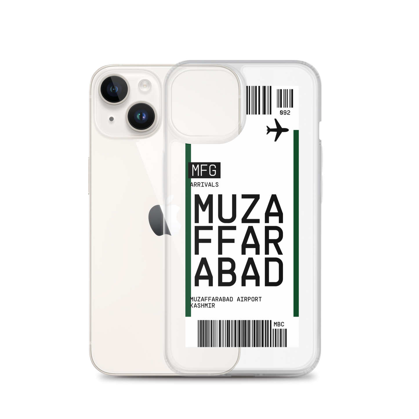 Muzaffarabad Ticket iPhone® Case