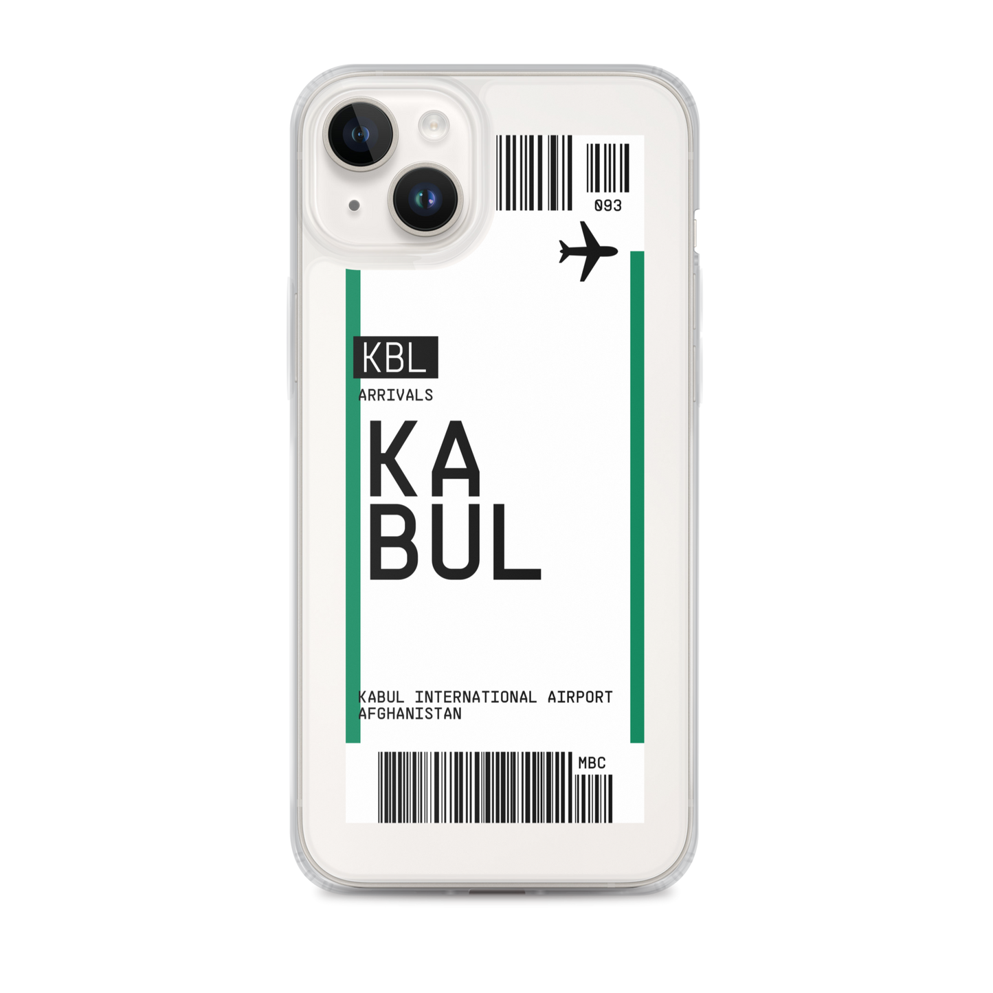 Kabul Ticket iPhone® Case