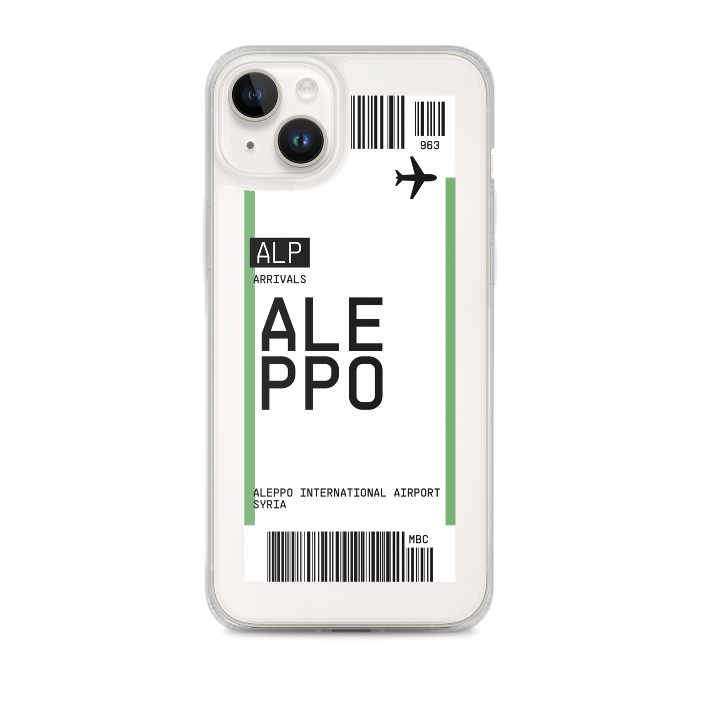 Aleppo Ticket iPhone® Case