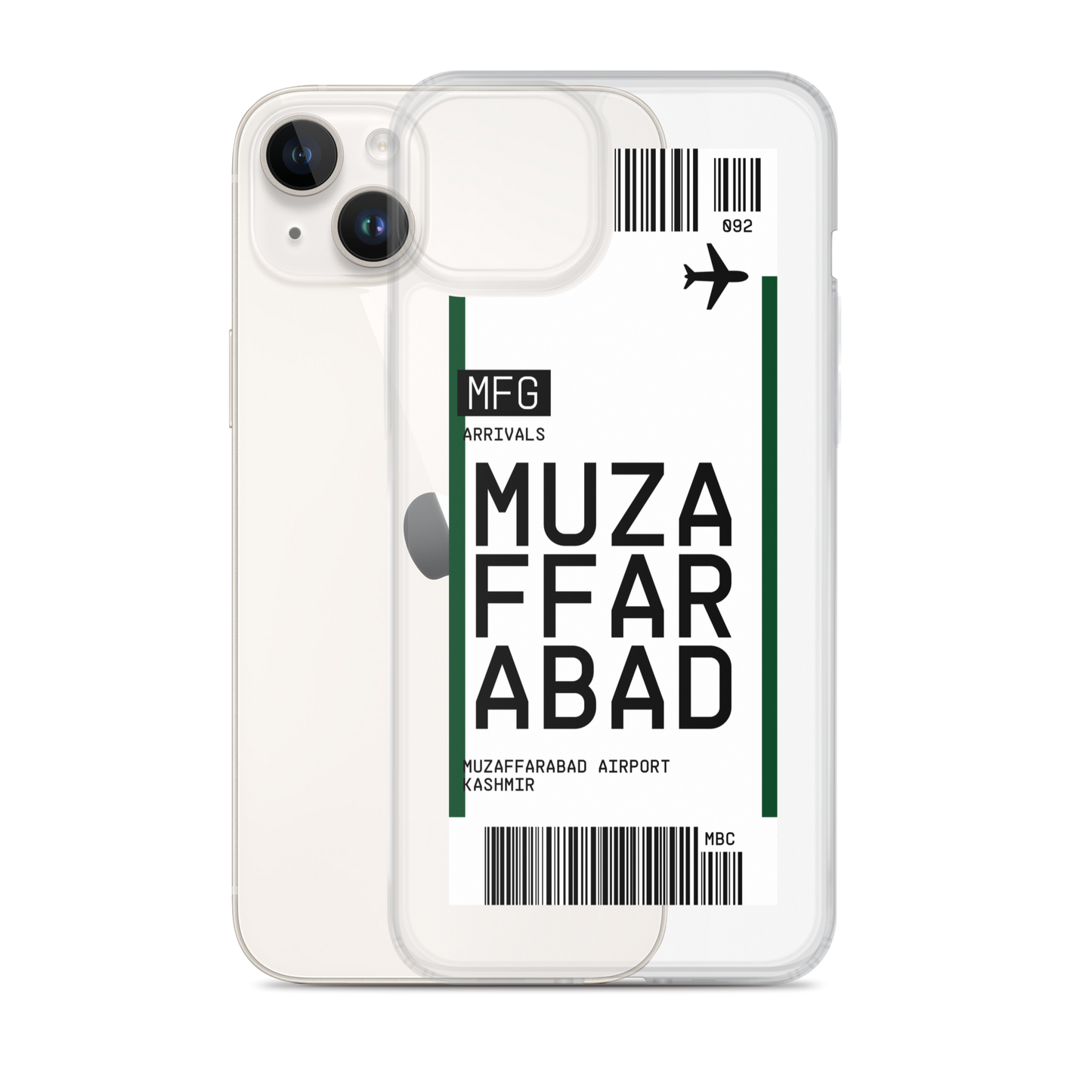 Muzaffarabad Ticket iPhone® Case