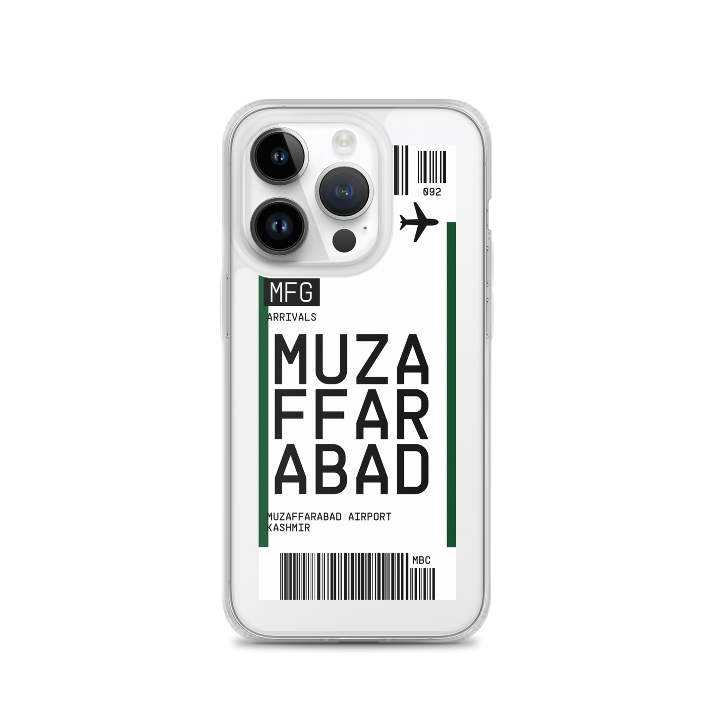 Muzaffarabad Ticket iPhone® Case