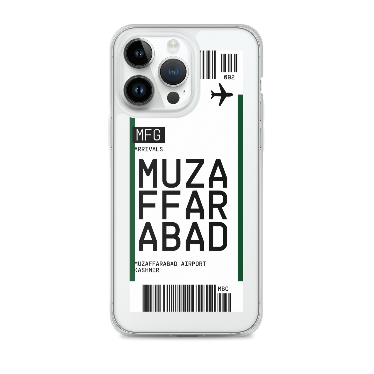 Muzaffarabad Ticket iPhone® Case