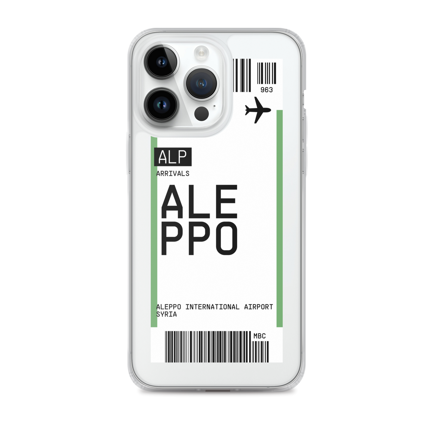 Aleppo Ticket iPhone® Case