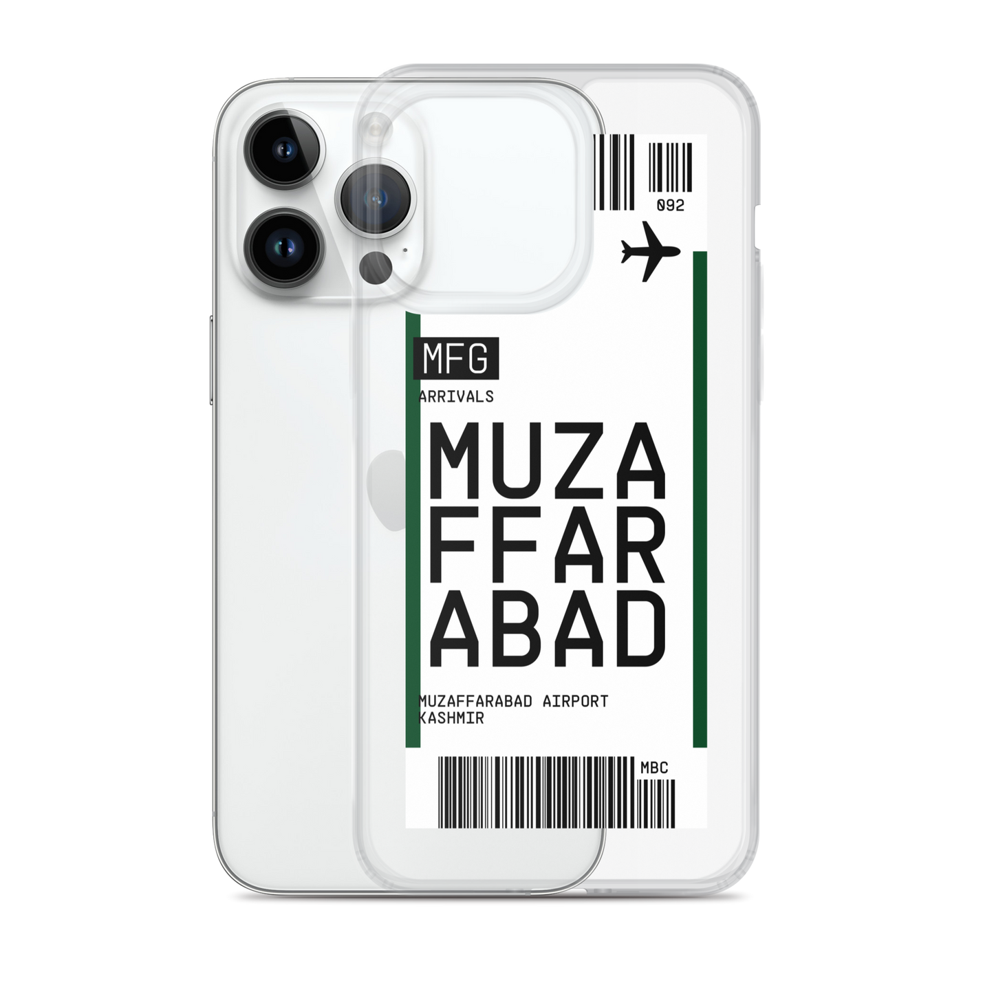 Muzaffarabad Ticket iPhone® Case