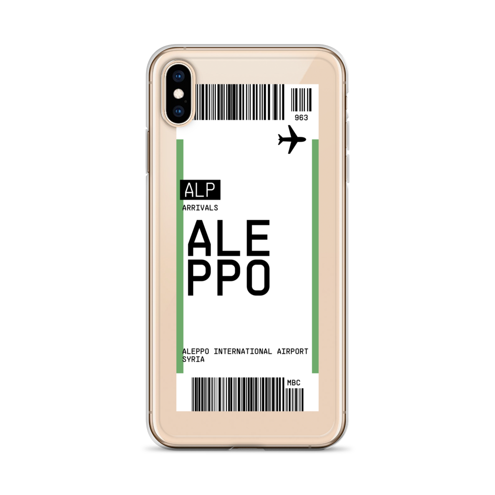 Aleppo Ticket iPhone® Case