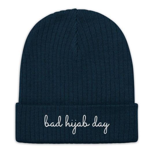 Bad Hijab Day Ribbed Beanie