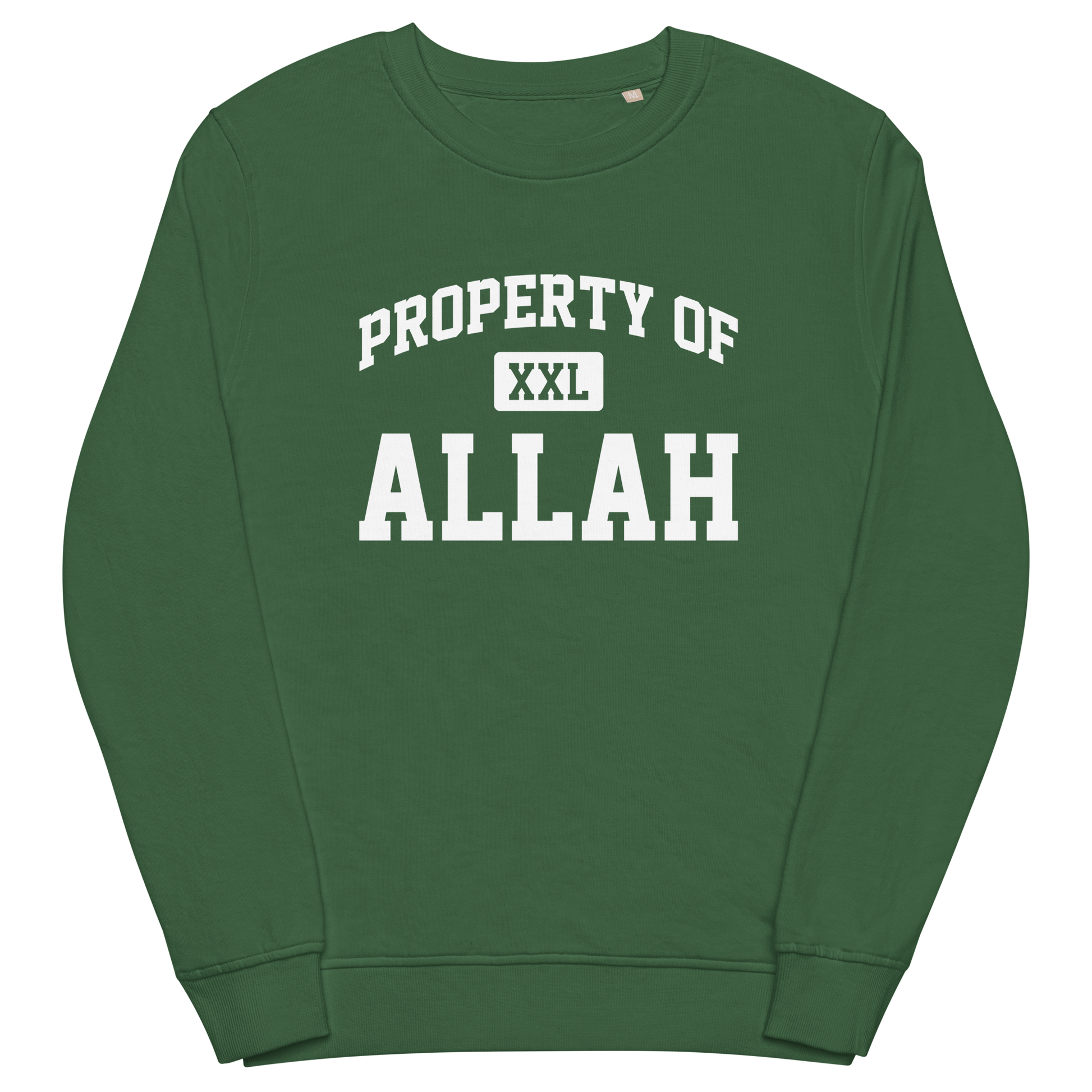 Property of Allah Organic Unisex Sweatshirt Muslim Breakfast Club