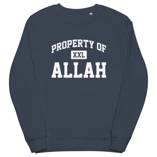 Property of Allah Organic Unisex Sweatshirt