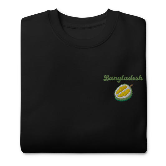 Bangladesh Jackfruit Embroidered Unisex Sweatshirt
