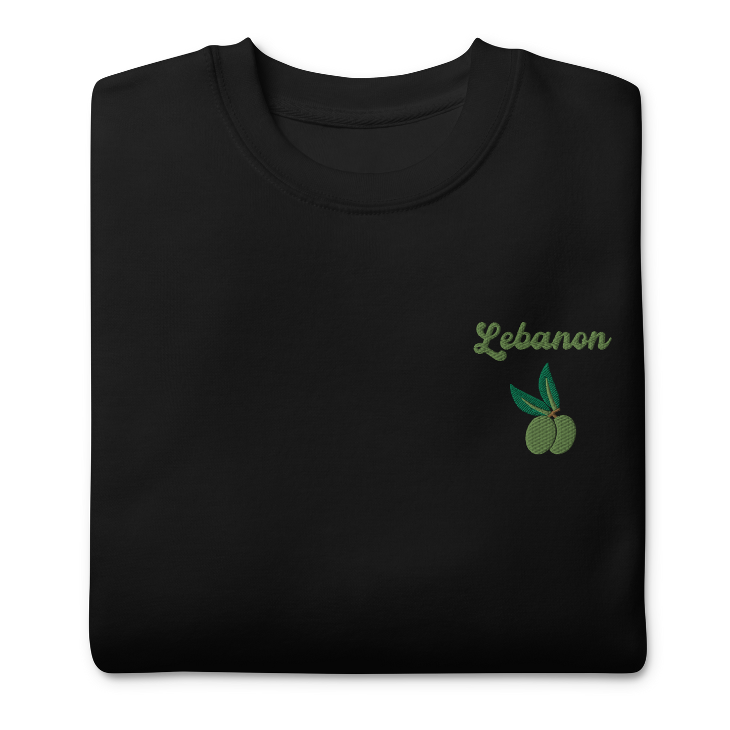 Lebanon Olive Embroidered Unisex Sweatshirt 🫒