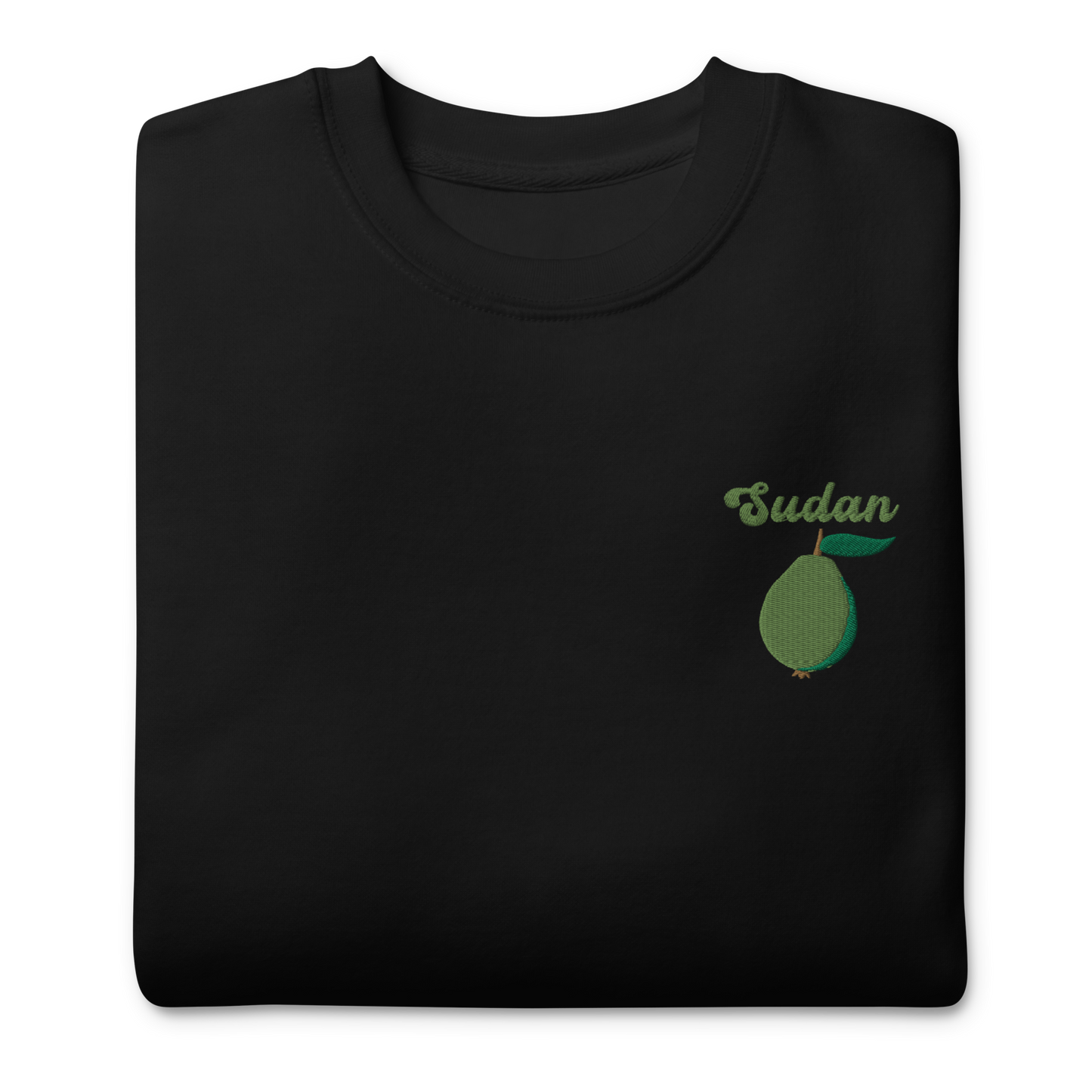 Sudan Guava Embroidered Unisex Sweatshirt