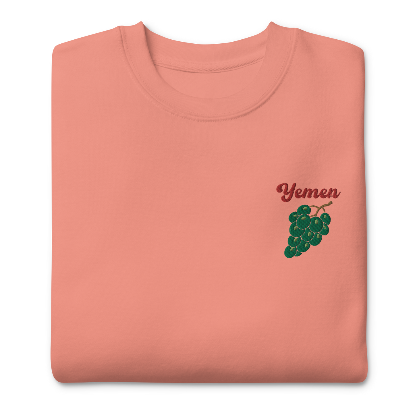 Yemen Grapes Embroidered Unisex Sweatshirt 🍇