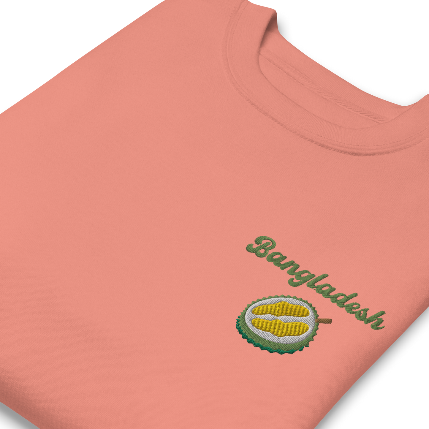 Bangladesh Jackfruit Embroidered Unisex Sweatshirt