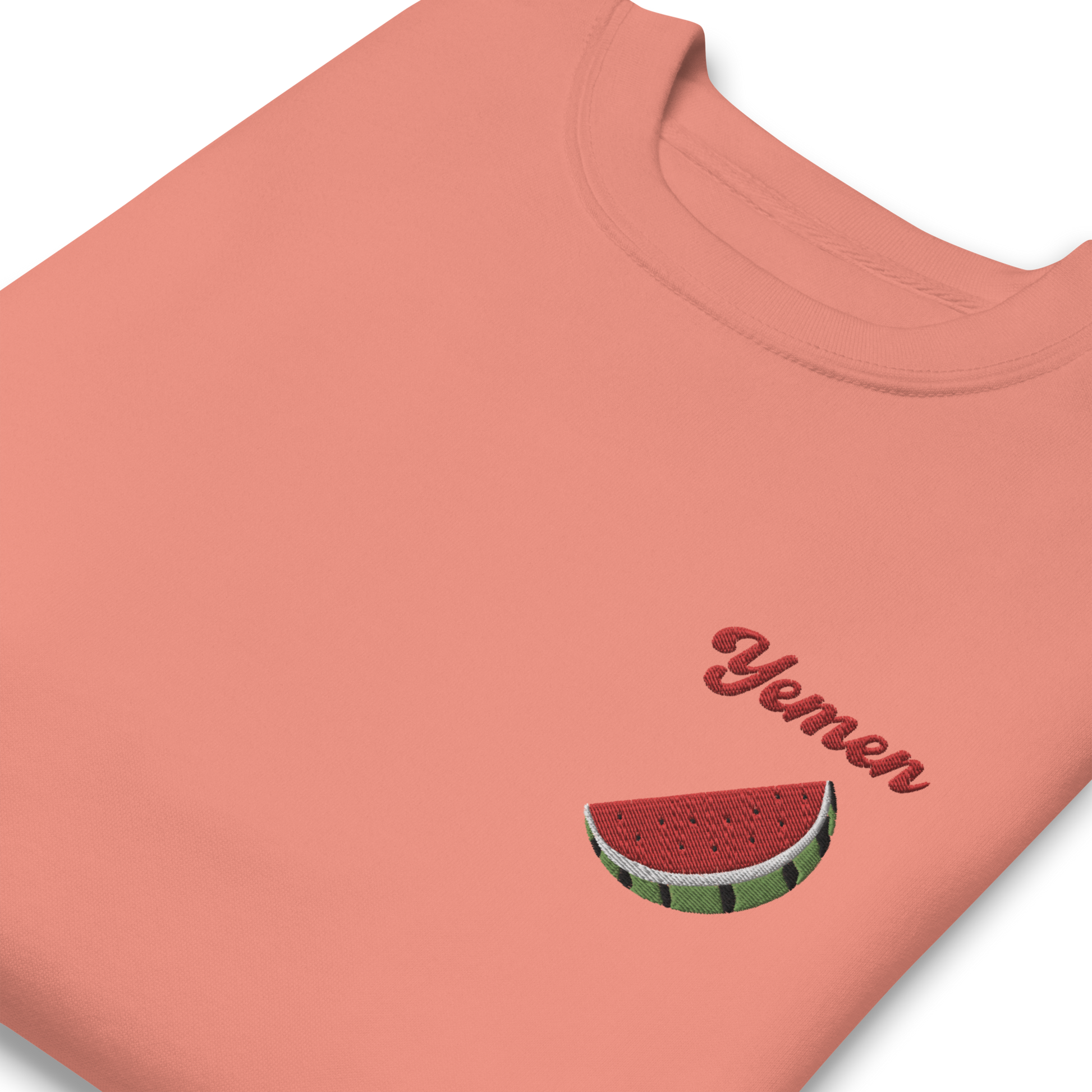 Yemen Watermelon Embroidered Unisex Sweatshirt 🍉