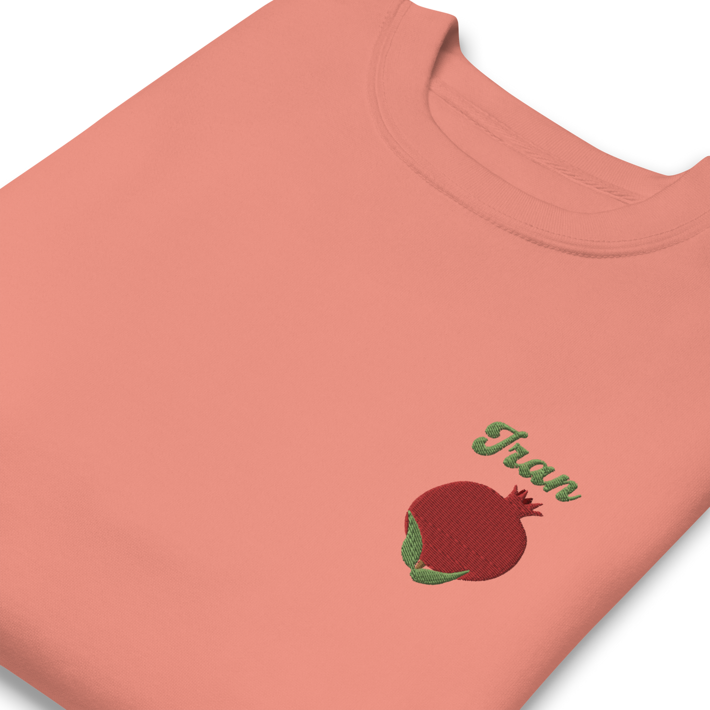 Iran Pomegranate Embroidered Unisex Sweatshirt